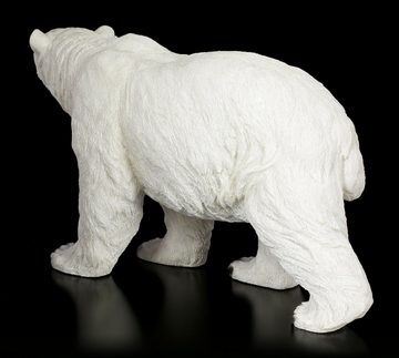 Figuren Shop GmbH Tierfigur Eisbären Figur gehend - Tier Dekoration