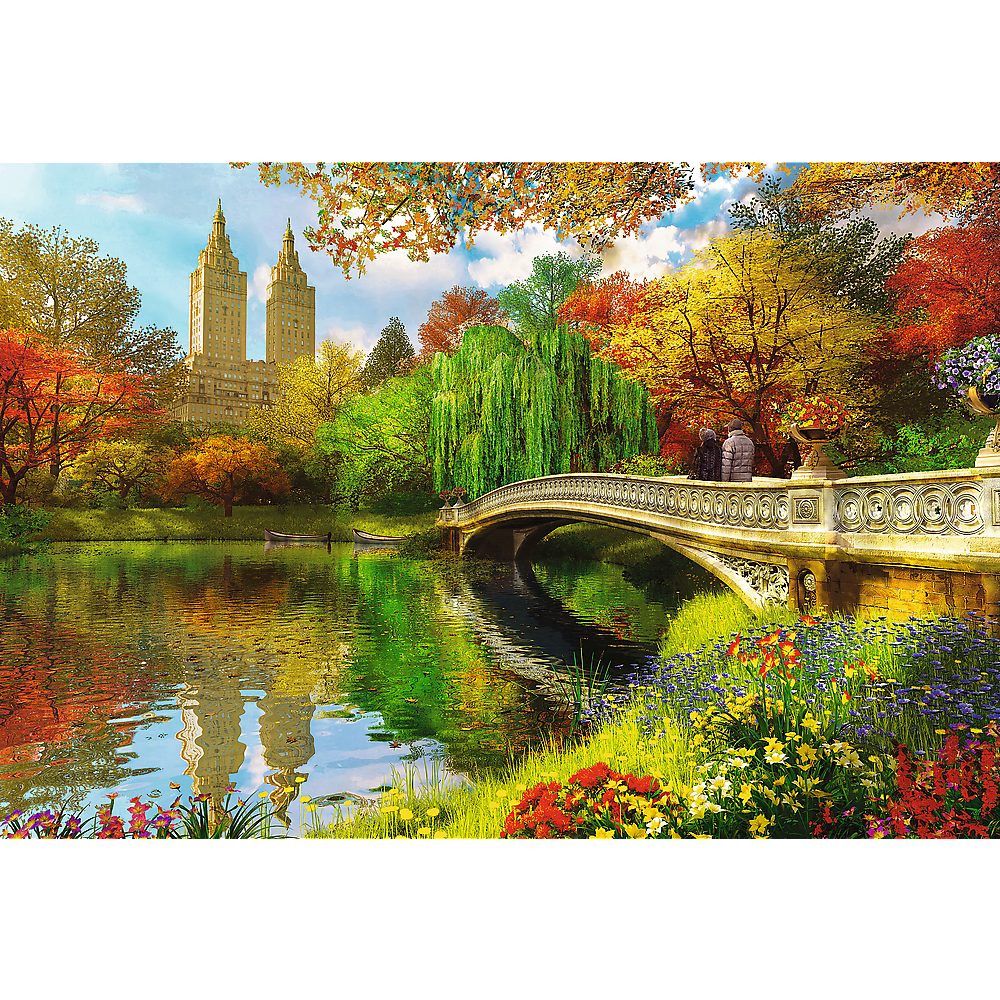 Trefl Puzzle Dominic Davison Central Park 500+1 Holzpuzzle, 500 Puzzleteile günstig online kaufen