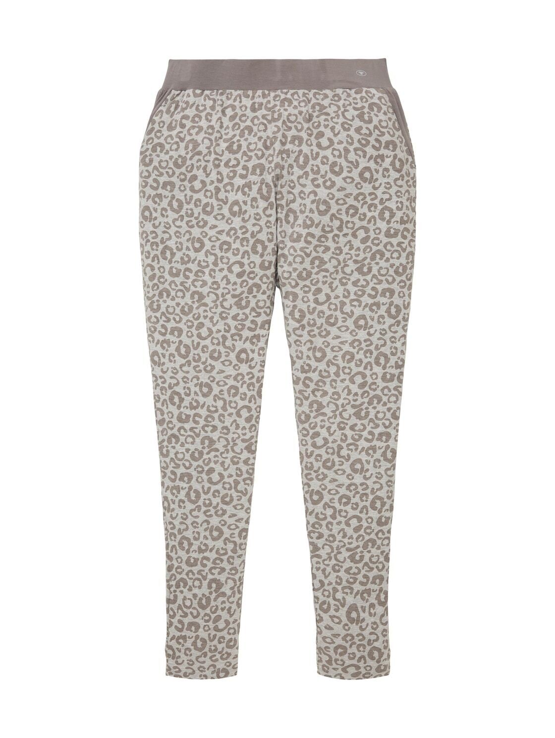 TOM Pyjamahose mit TAILOR Leo-Print Schlafhose