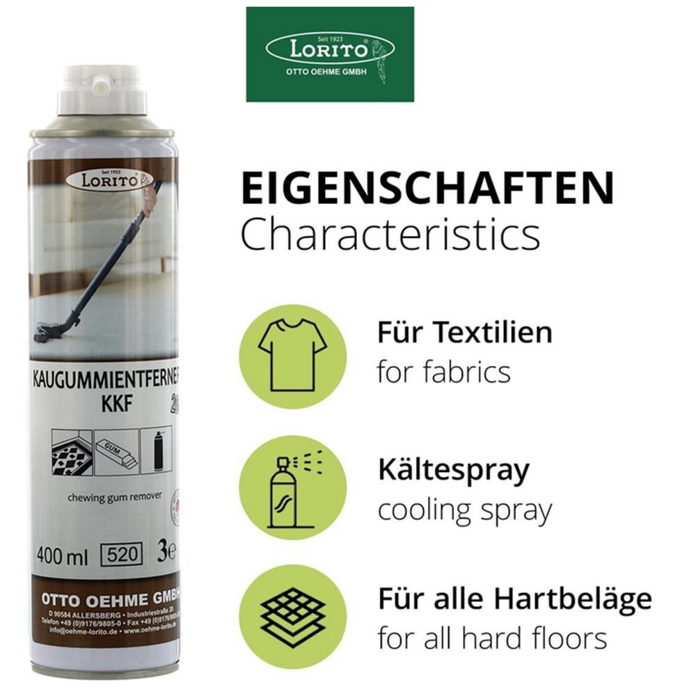 Lorito Lorito KKF260 Kaugummientferner Kaugummispray Fleckentferner