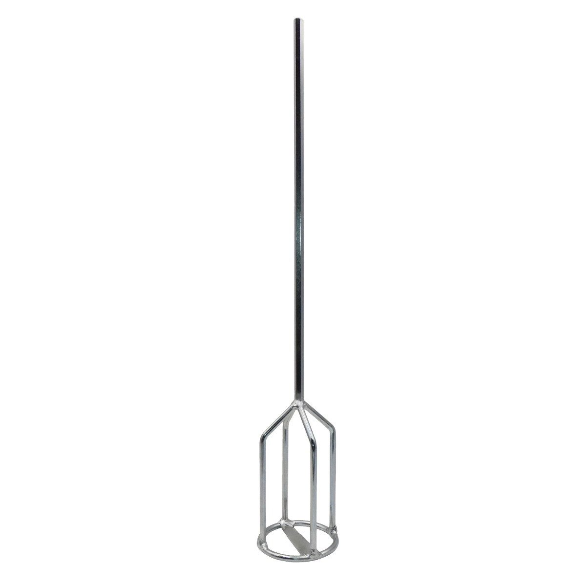 DEWEPRO Rührstab Korbrührer ø 80mm mit Ring und 6-Kant-Aufnahme – Länge: 500mm, Ø 8 mm, L: 50 cm