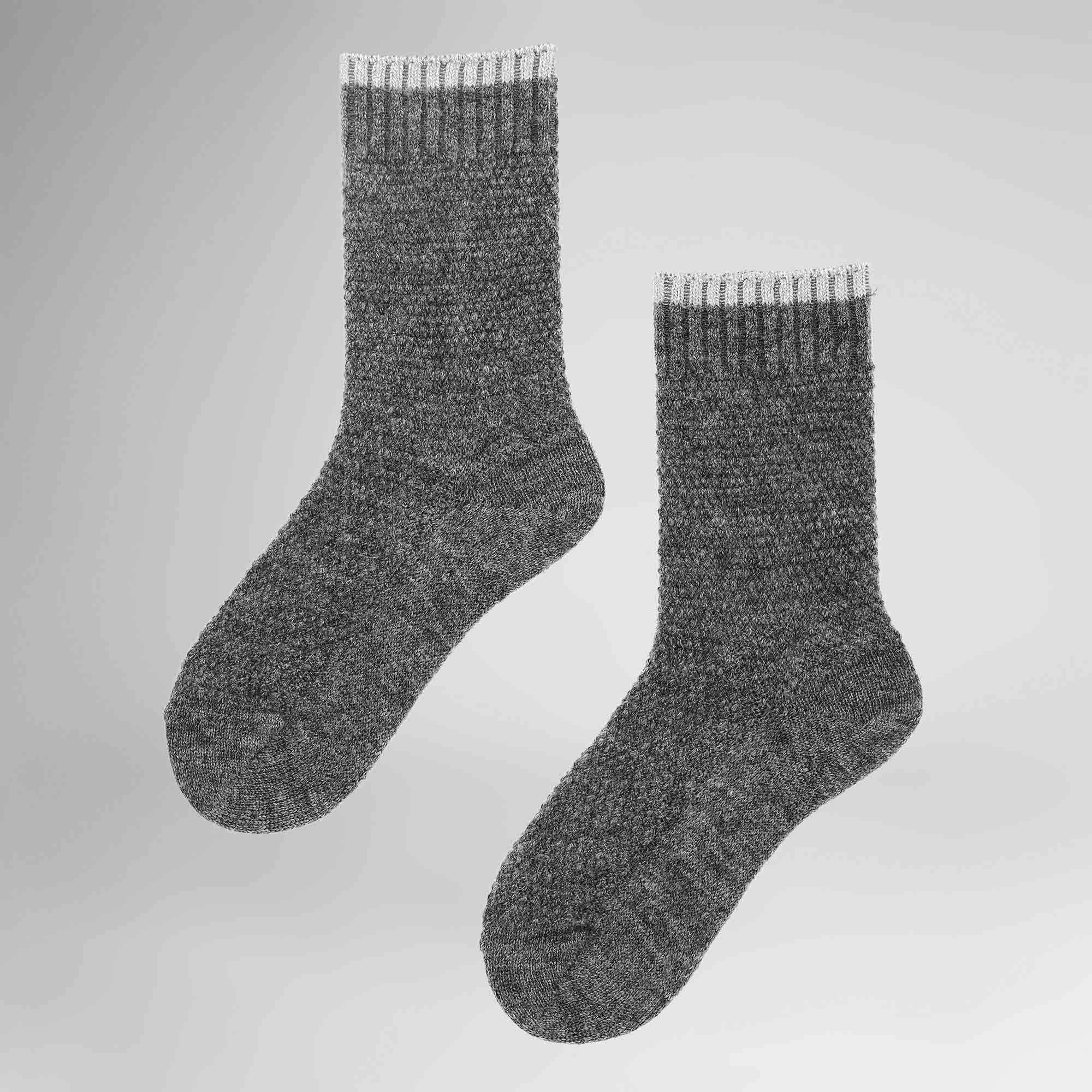 Hudson Basicsocken Bubble (1-Paar) Socken mit Perlfang-Muster
