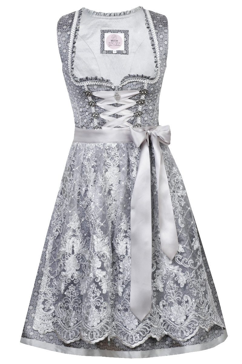MarJo Dirndl Midi Dirndl 2tlg. - WANJA - silber/schwarz