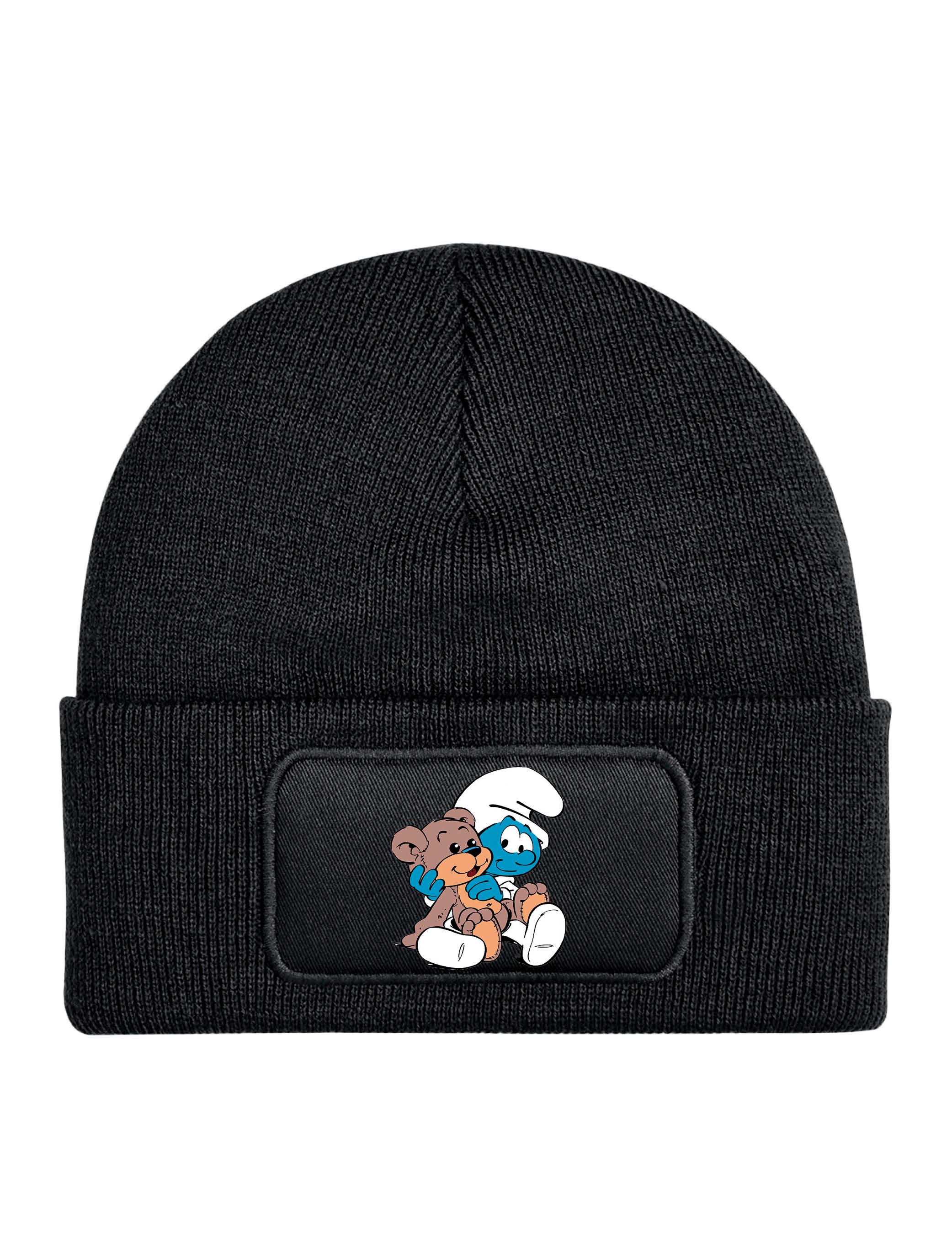 Beanie Kinder Beanie Mütze Baby Schlumpf Schlümpfe Fun Print Geschenk