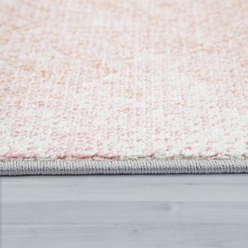 Teppich Für Wohnzimmer, Mit Farbverläufe In Pastellfarben, Abstrakt In Rosa, TT Home, Läufer, Höhe: 13 mm