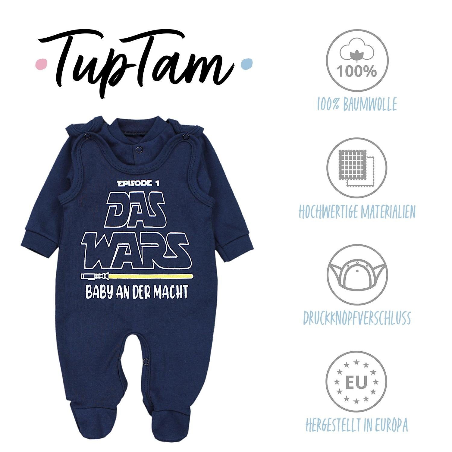 TupTam Strampler TupTam Unisex Baby Strampler Set Spruch Mamas & Papas Schatz