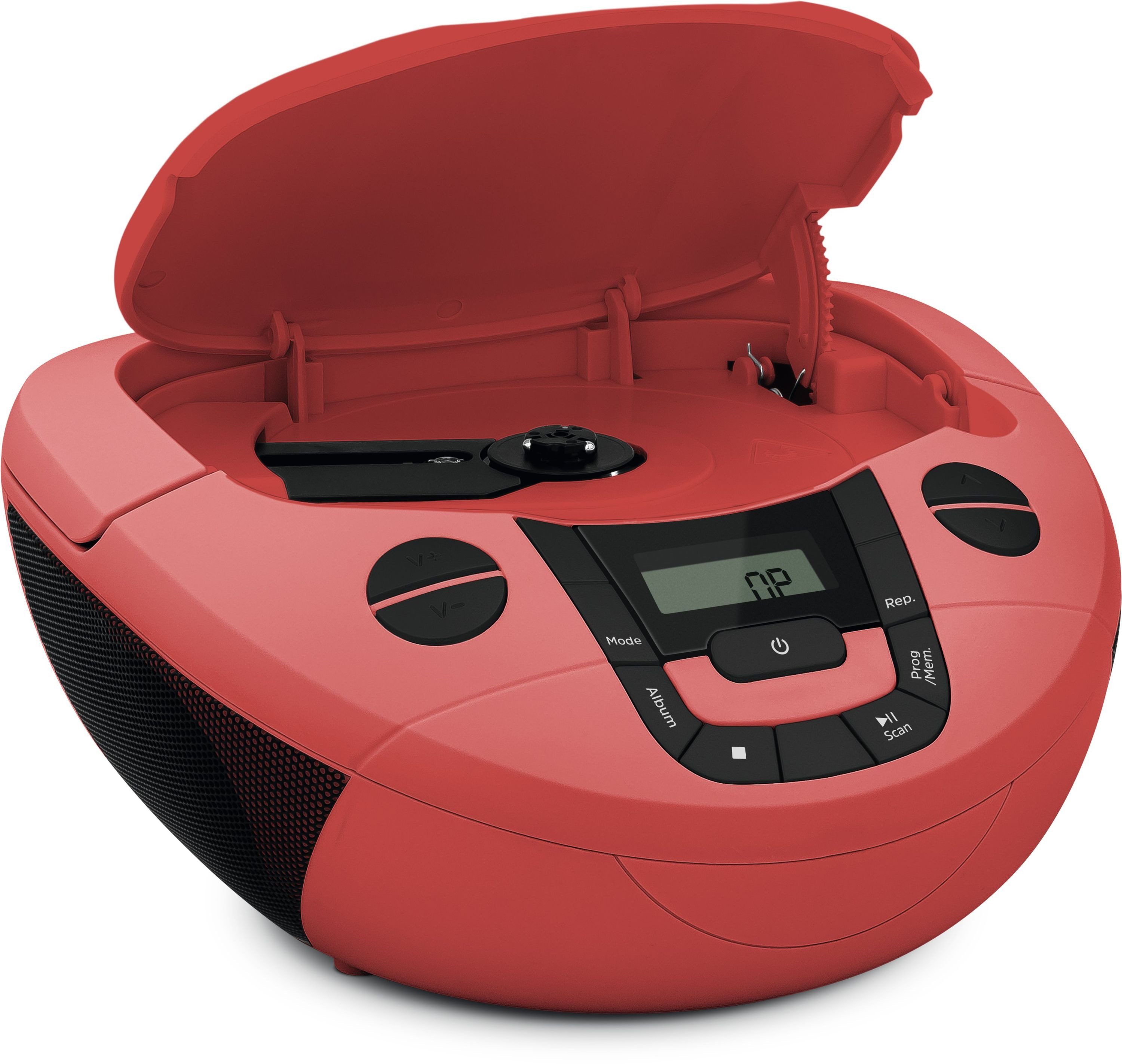 TechniSat VIOLA CD-1 UKW-Radio (FM-Tuner mit RDS, 2 W, CD-Player, Bluetooth, Tragegriff, Netz- und Batteriebetrieb) – Bild 4 von 5