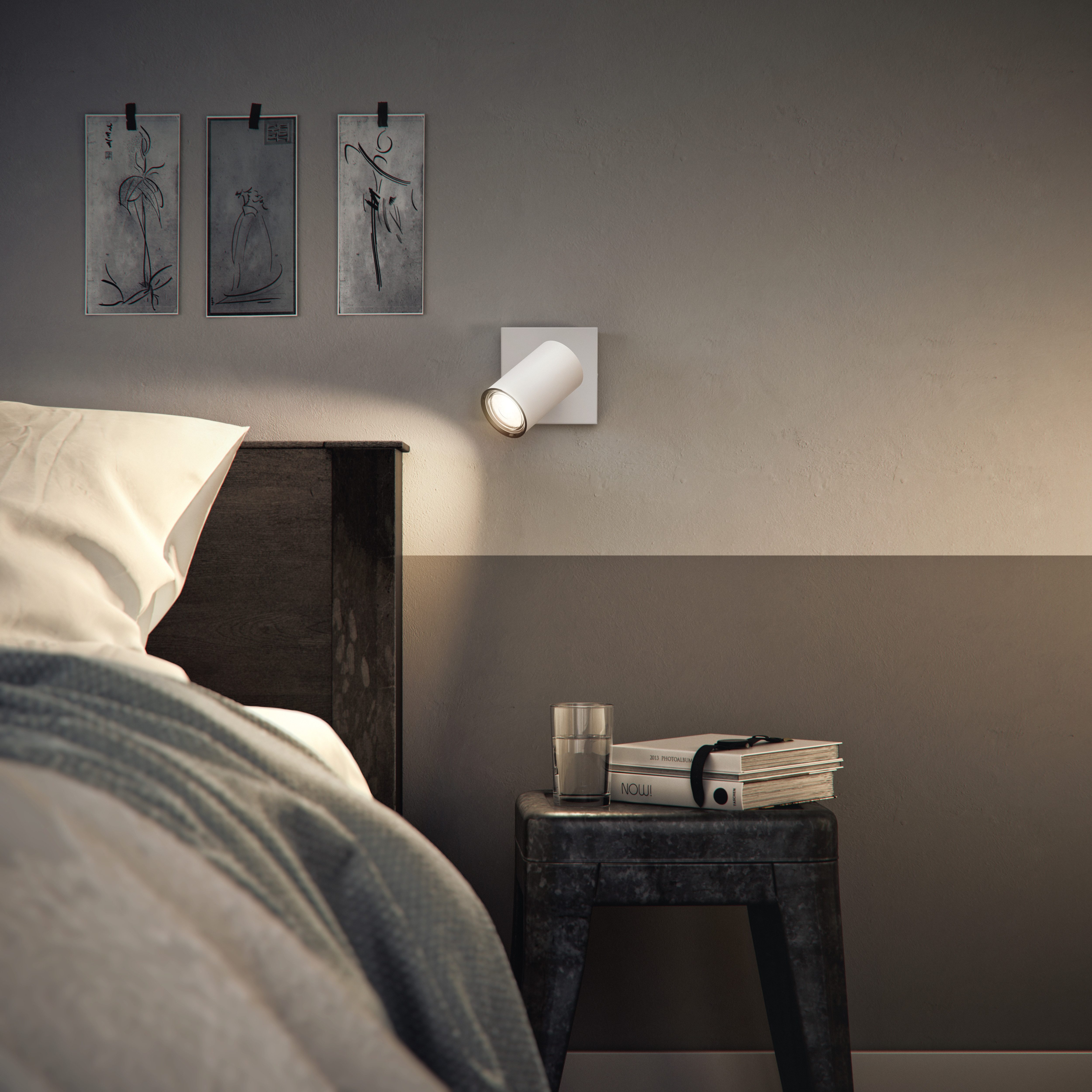 Philips Deckenspot myLiving Kosipo 1flg., 1x5,5W, Weiß, ohne Leuchtmittel