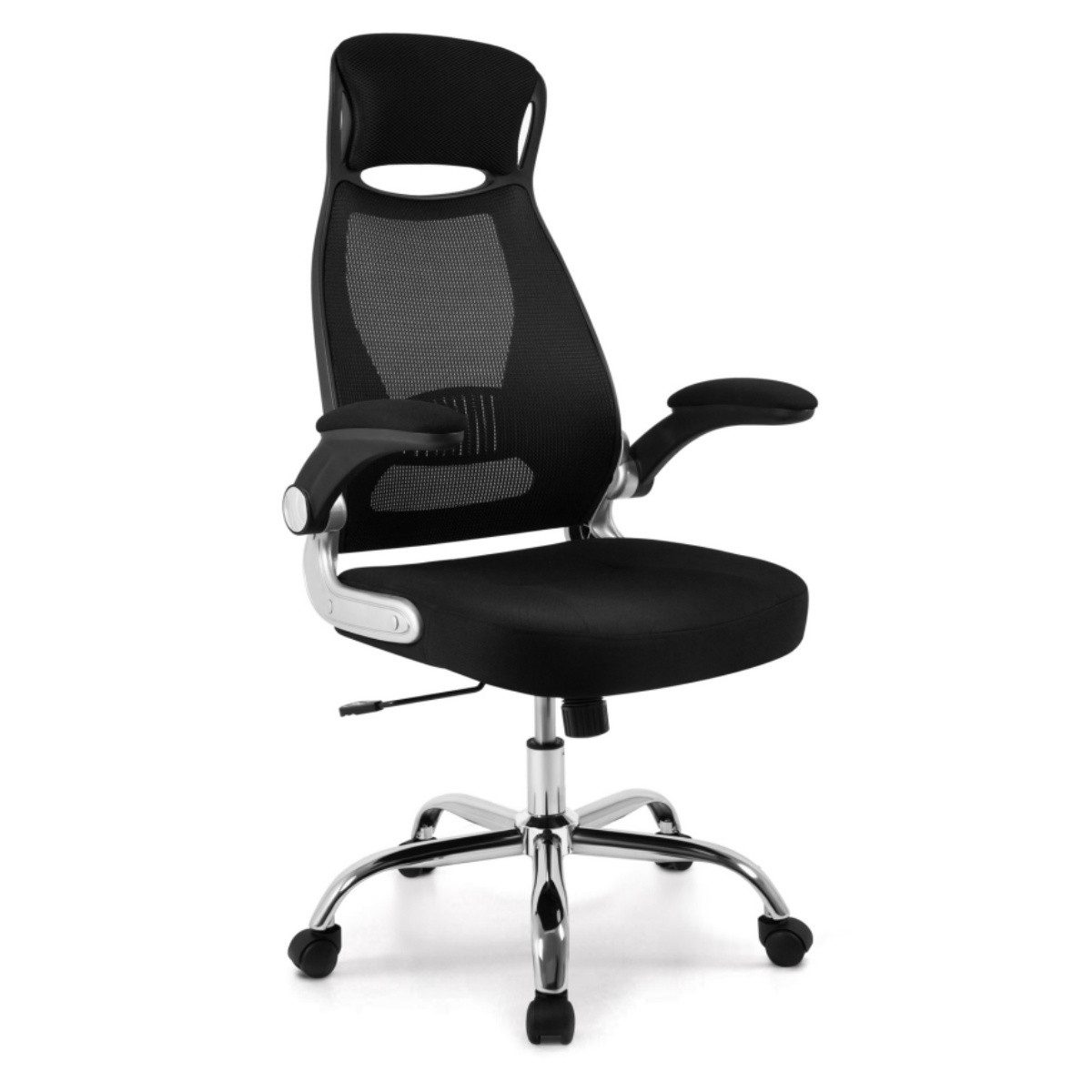 Intimate WM Heart Bürostuhl Ergonomisch Drehstuhl, Höhenverstellbar Schreibtischstuhl, Meshstoff Computerstuhl mit Hoher Rückenlehne klappbarer Armlehne