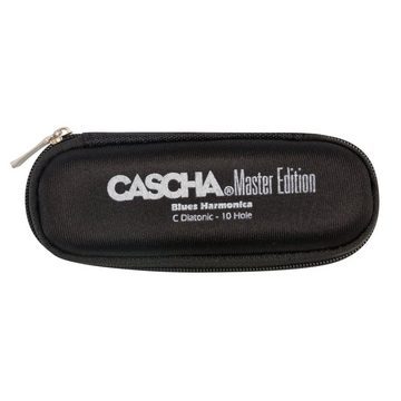 Cascha diatonische Mundharmonika Master Edition Blues C-Dur, C-Dur, inkl. Soft Case und Pflegetuch