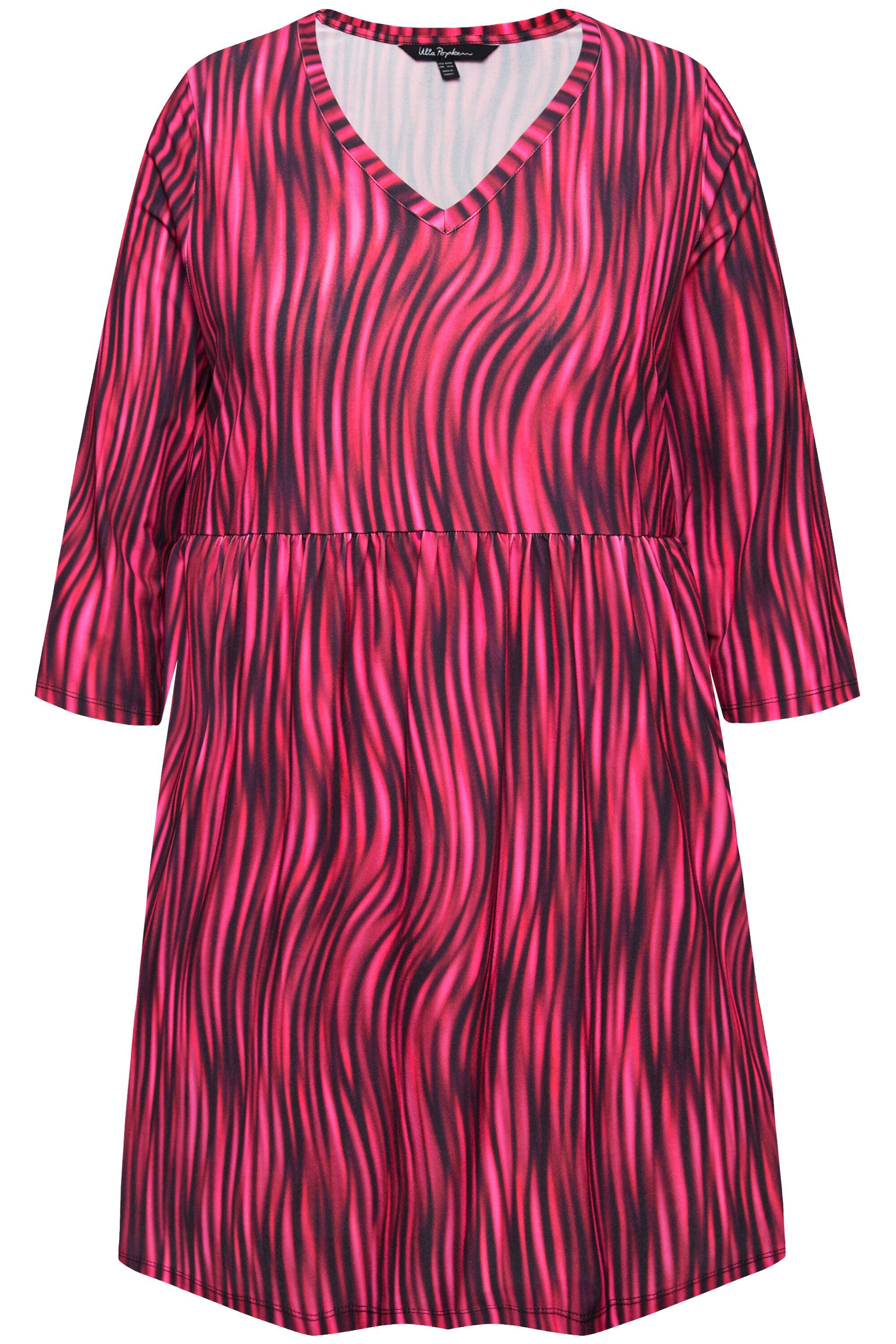 Ulla Popken Longshirt Longshirt A-Linie Print günstig online kaufen