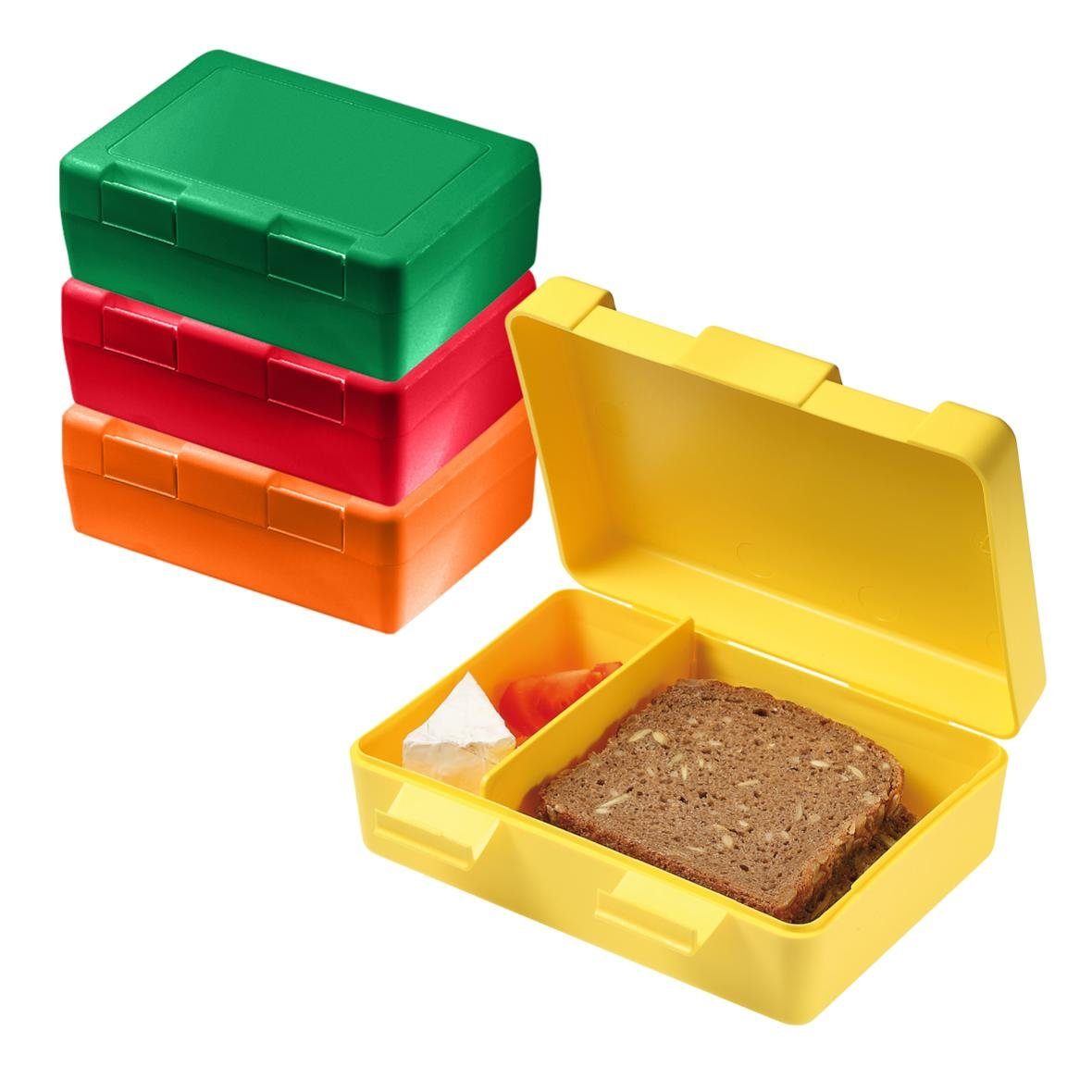 elasto Lunchbox "Dinner-Box-Plus" 1500 ml Brotdose BPA-frei mit Trennschale