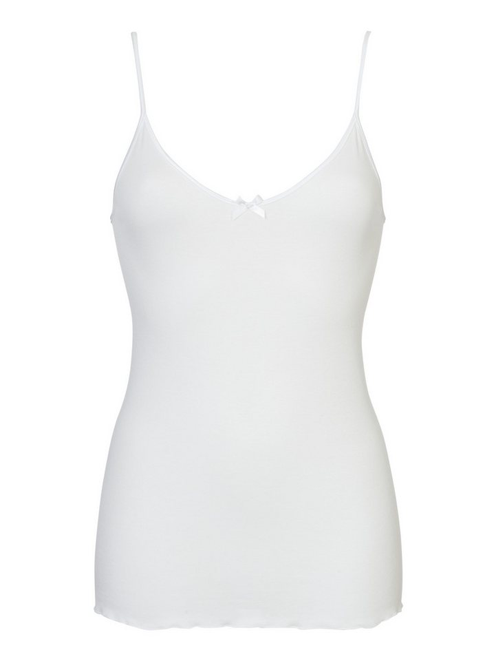 CALIDA Spaghettitop Light Damen (1-tlg) seidig weich und mit Satin-Detail
