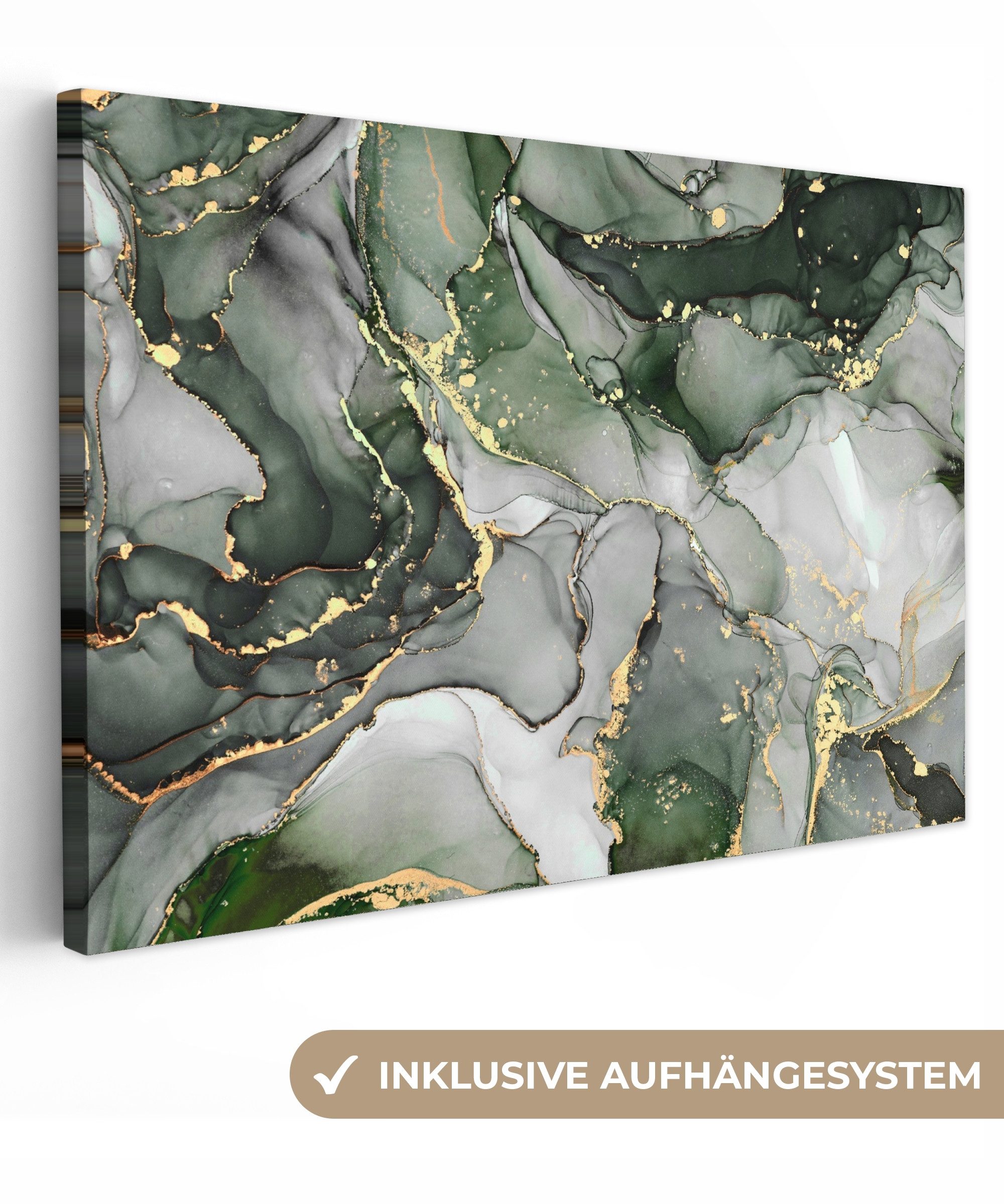OneMillionCanvasses® Leinwandbild Luxus - Marmor - günstig online kaufen