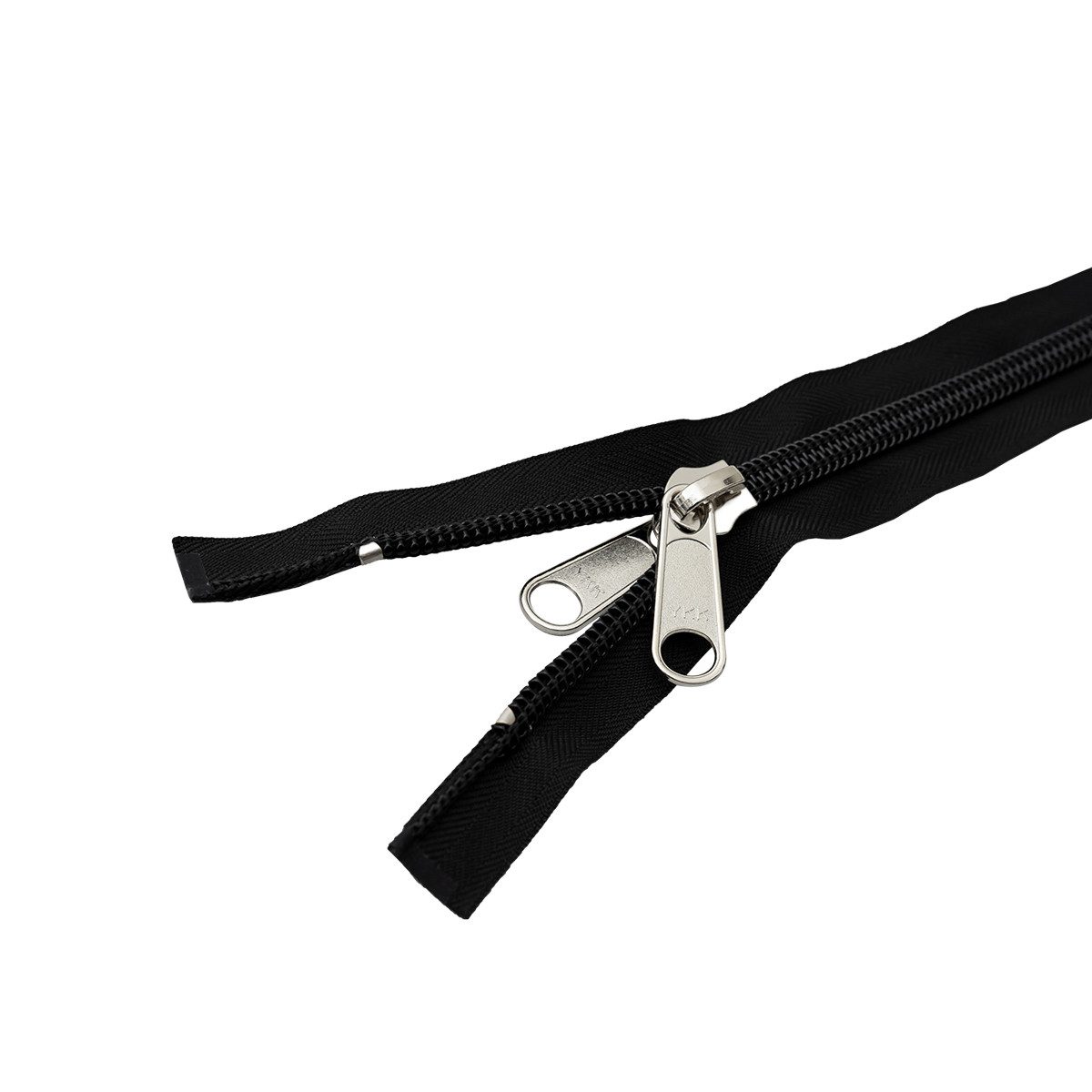 Planenscout Verschlussklammer YKK® 10C Reißverschluss Zeltreisser, Spiral, teilbar, schwarz, Länge 7 (1-tlg), 700 x 40 mm [H x B]
