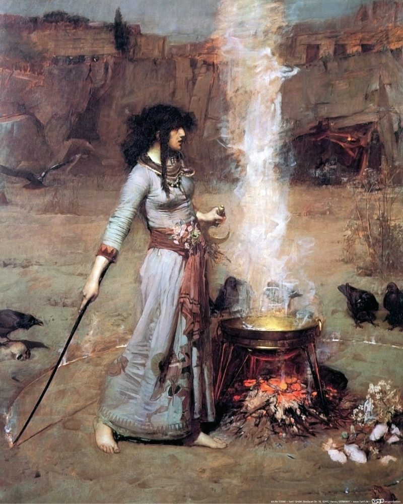 1art1 Poster John William Waterhouse Kunstdruck Bild - Der Magische