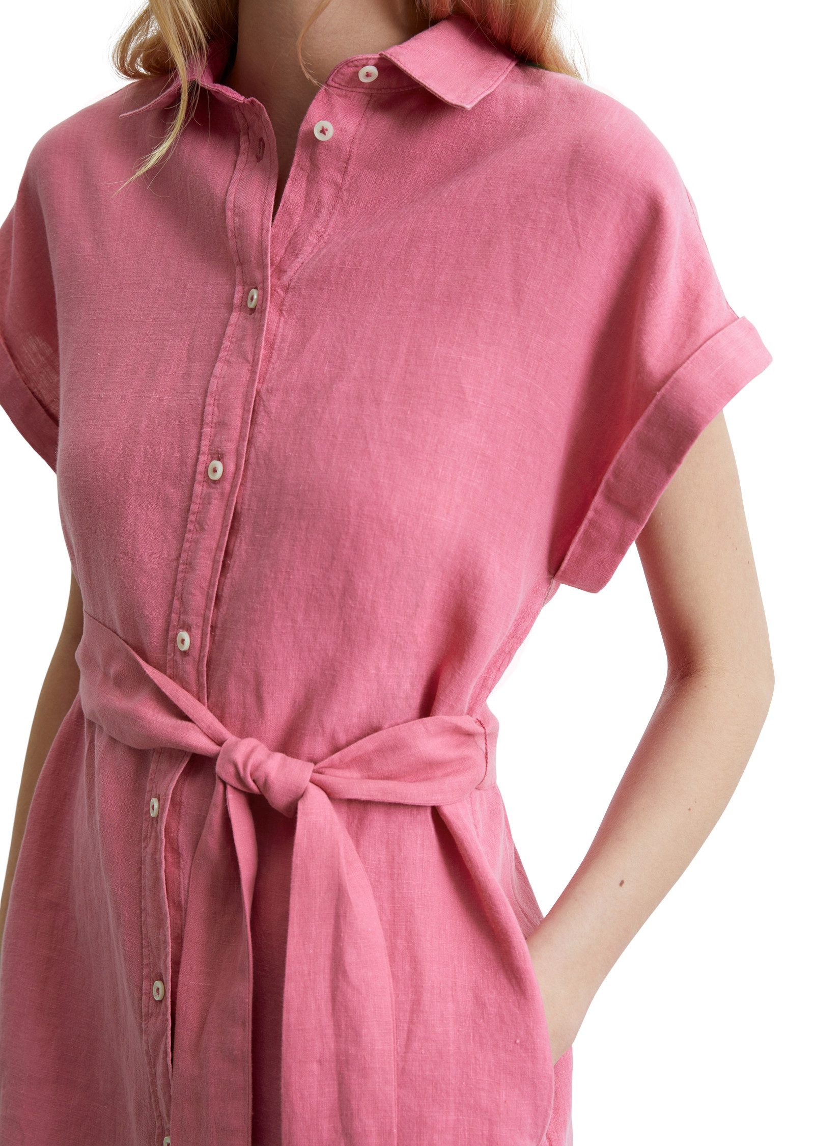 Marc O'Polo Blusenkleid mit Bindegürtel, A-Shape