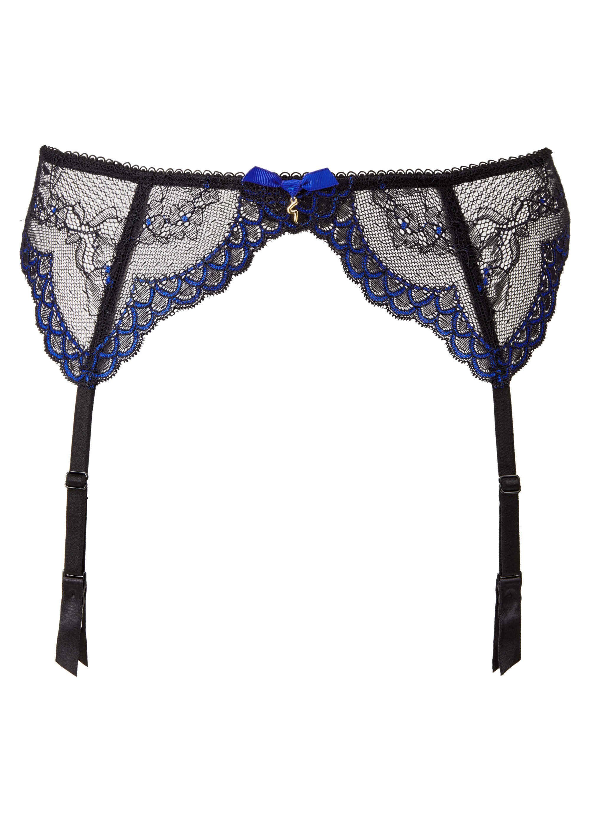 Gossard Strapsgürtel Lace Strumpfgürtel Black/ Electric günstig online kaufen