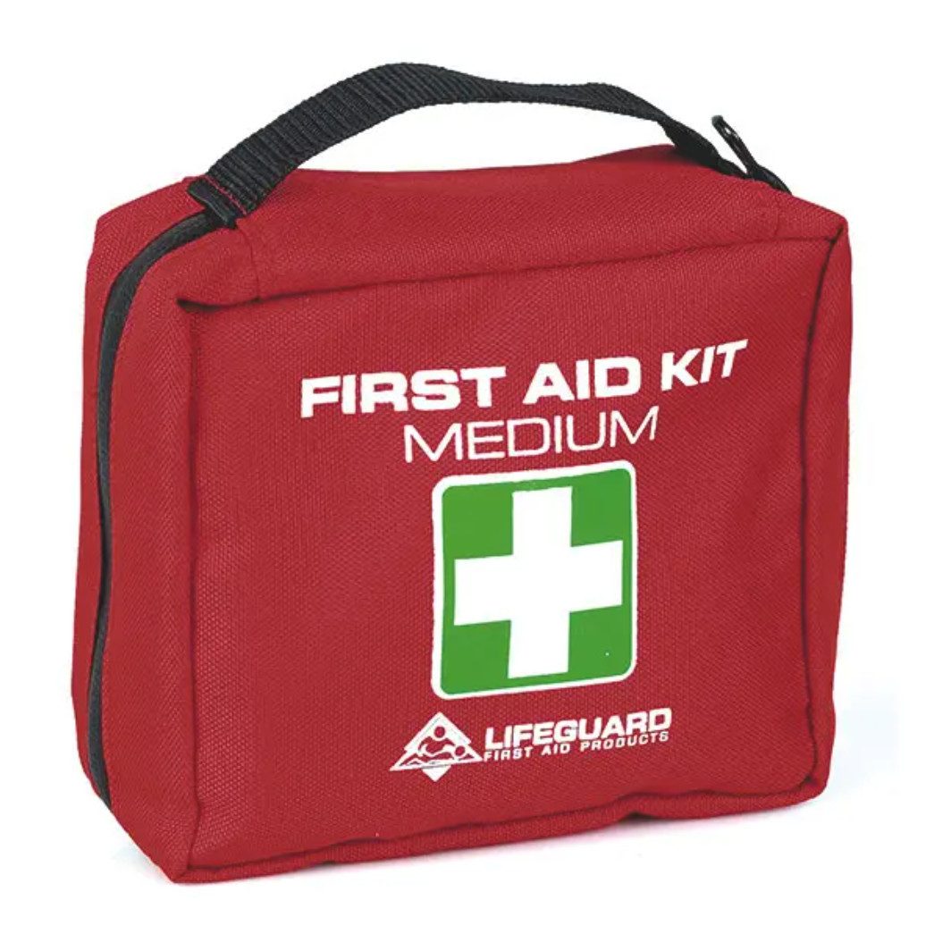 DocMed Erste-Hilfe-Set Lifeguard First Aid Kit Medium Tasche, leer, (Erste-Hilfe-Tasche, 1 St), Notfalltasche, Wasserdicht, Drei separate Innentaschen