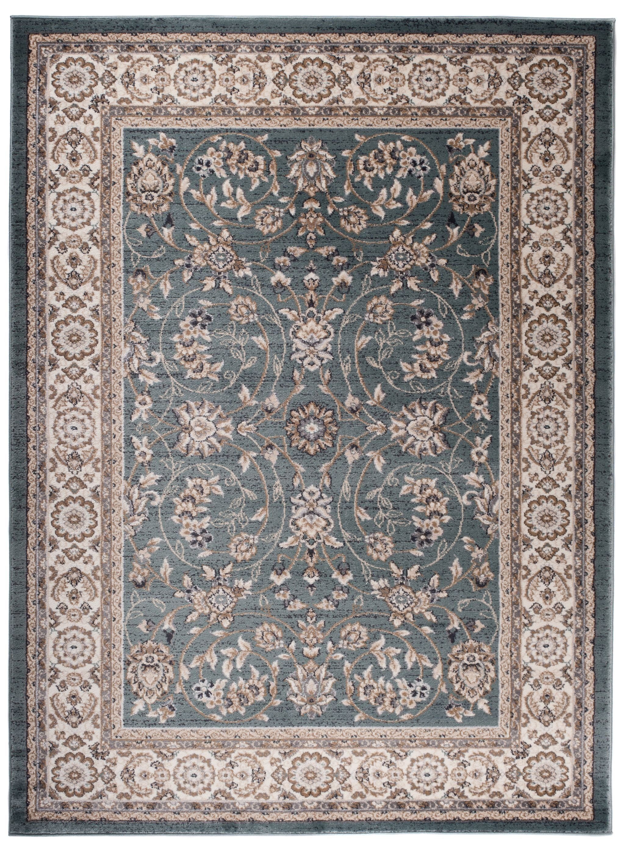 Orientteppich Oriente Orient Pflegeleicht, Wohnzimmerteppich Blau, Geeignet cm, - 60 Teppich Traditioneller Mazovia, x Fußbodenheizung, für 100 Teppich