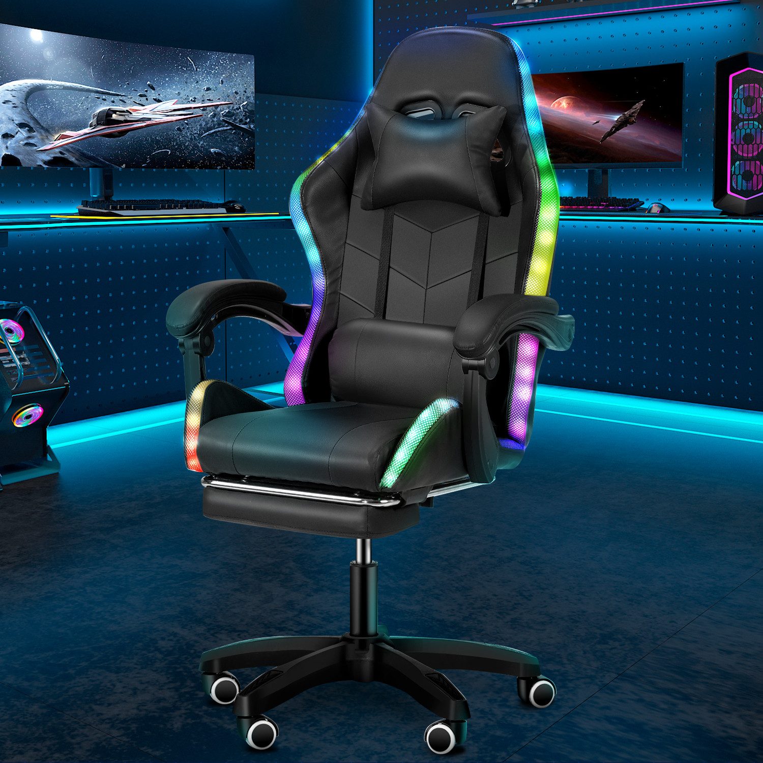 OULENBIYAR Gaming-Stuhl Gaming Chair LED, RGB günstig online kaufen