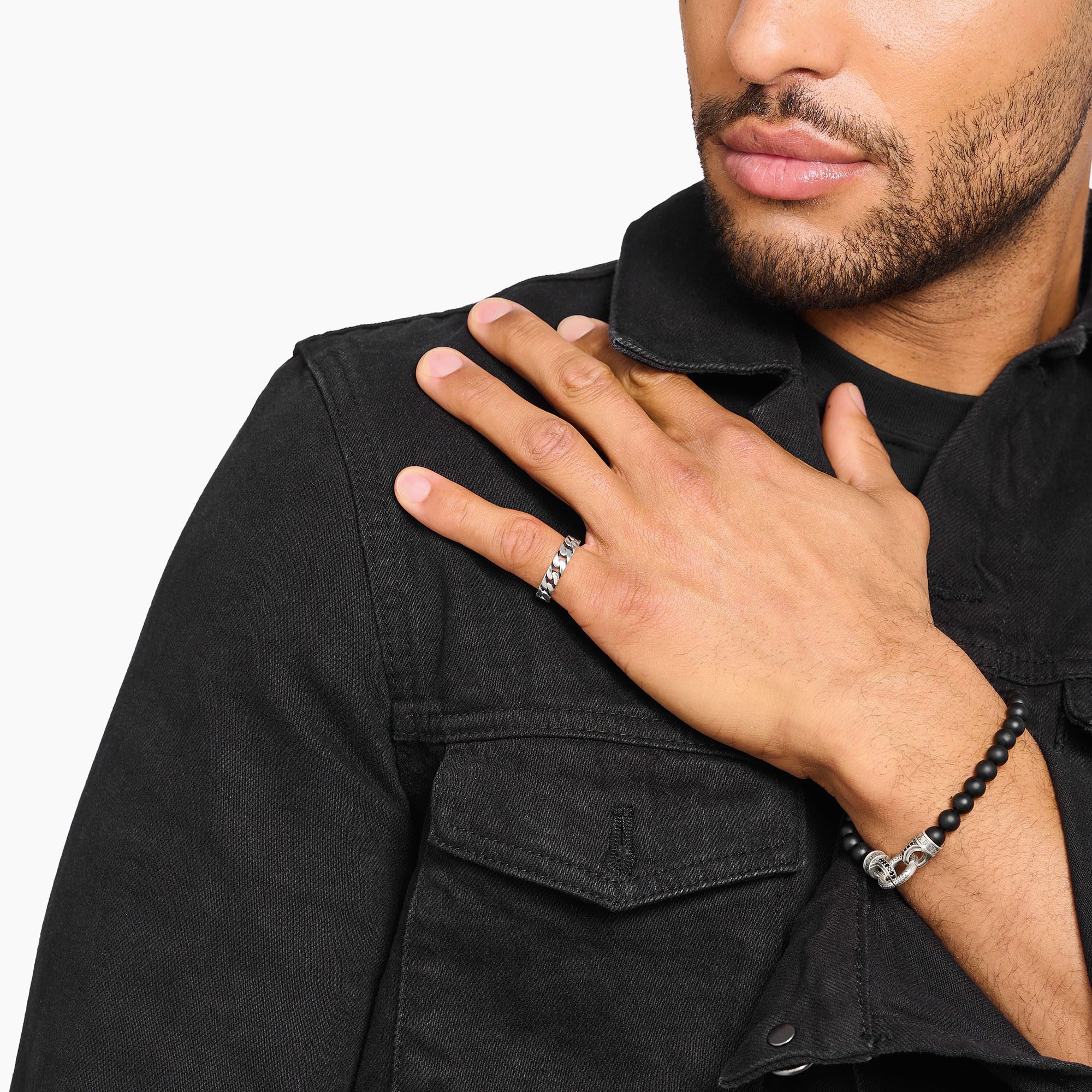 THOMAS SABO Fingerring Kettenglieder-Rin...