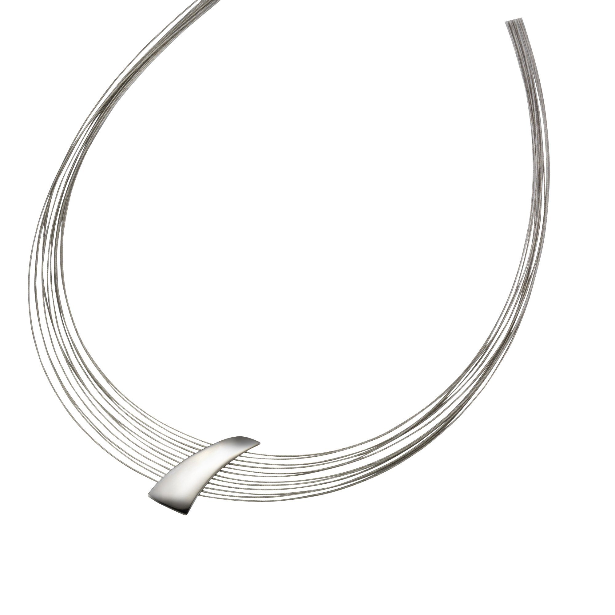 Vivance Collierkettchen 925/- Sterling Silber rhodiniert + Stahl