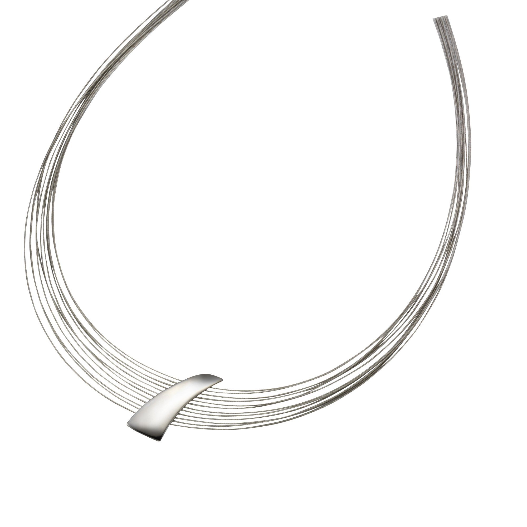 Unterschiedliche Längen Dicke 3 mm Venezianierkette Schwarz Rhodiniert 925 Sterling Silber Halskette für Mann