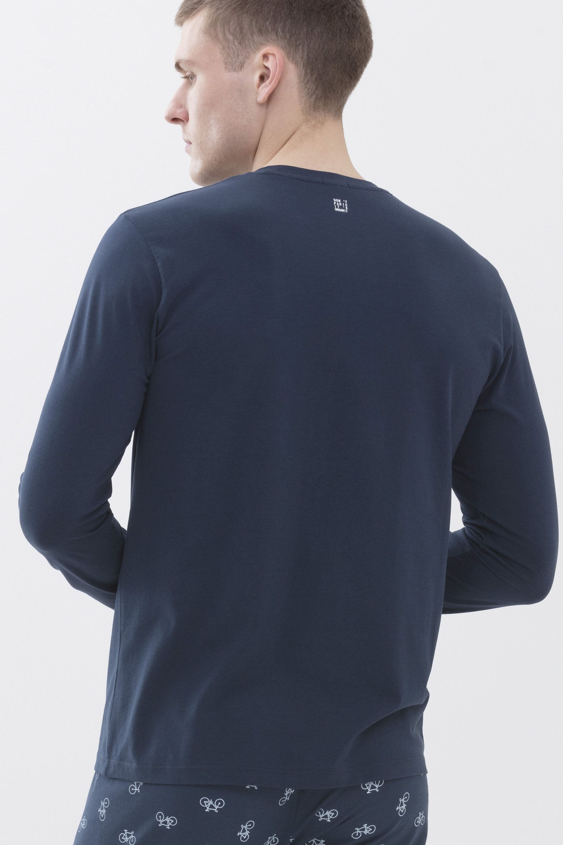 Mey Langarmshirt Mey Herren Longsleeve Serie Relax Uni Longsleeve (1-tlg)