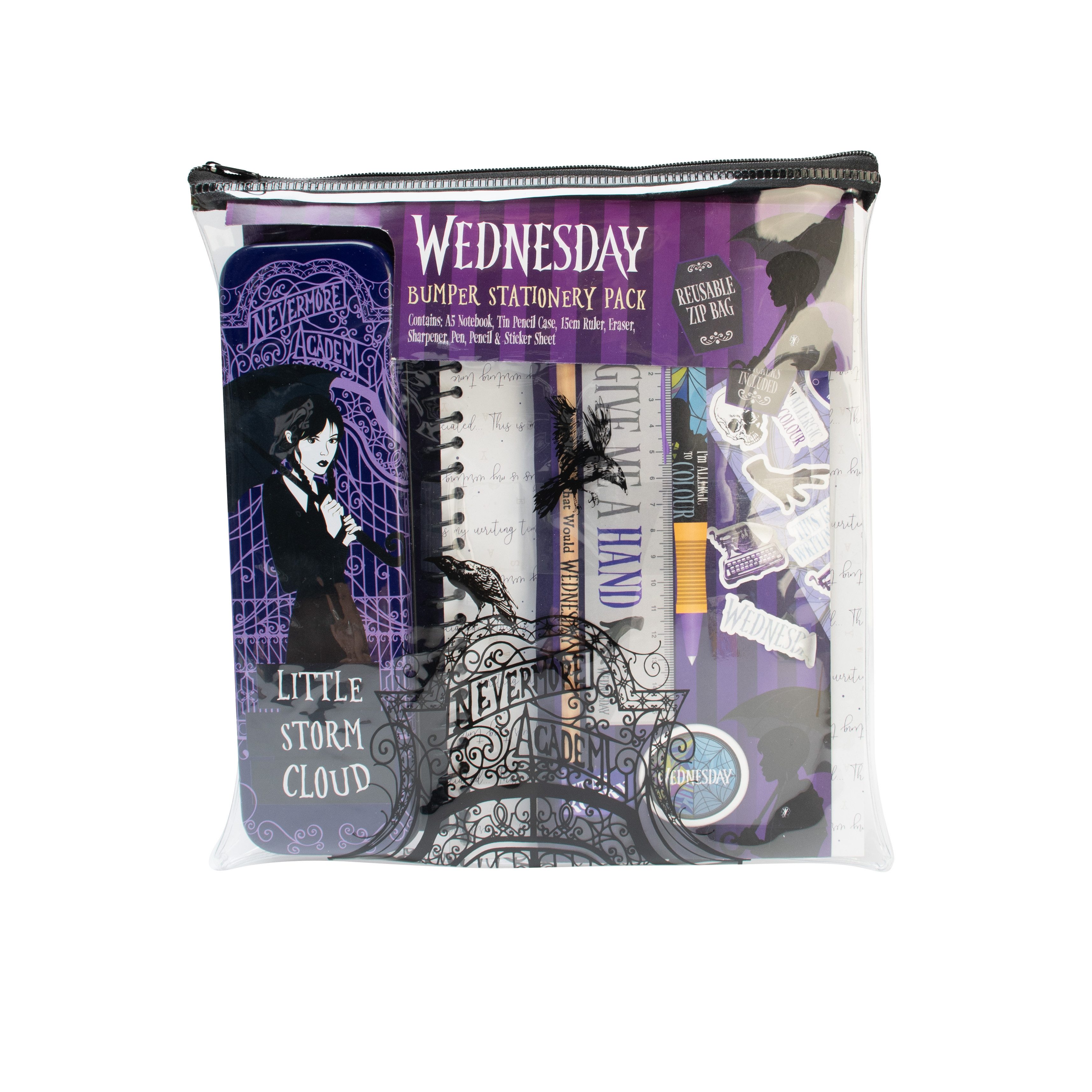 Blue Sky Designs Kugelschreiber Wednesday - Schreibwaren Set 9-teilig Bumper