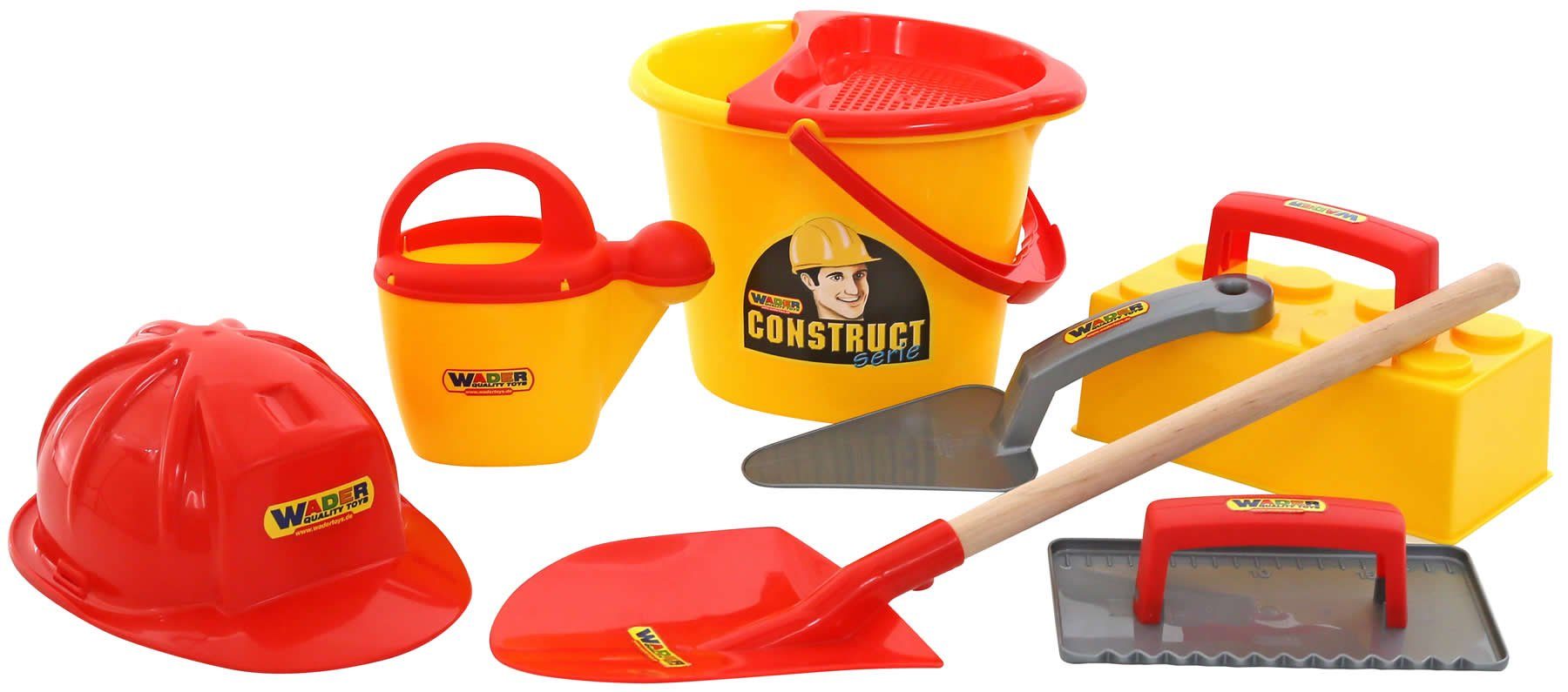 Sandform-Set Maurerset 8tlg Eimergarnitur Maurerwerkzeug
