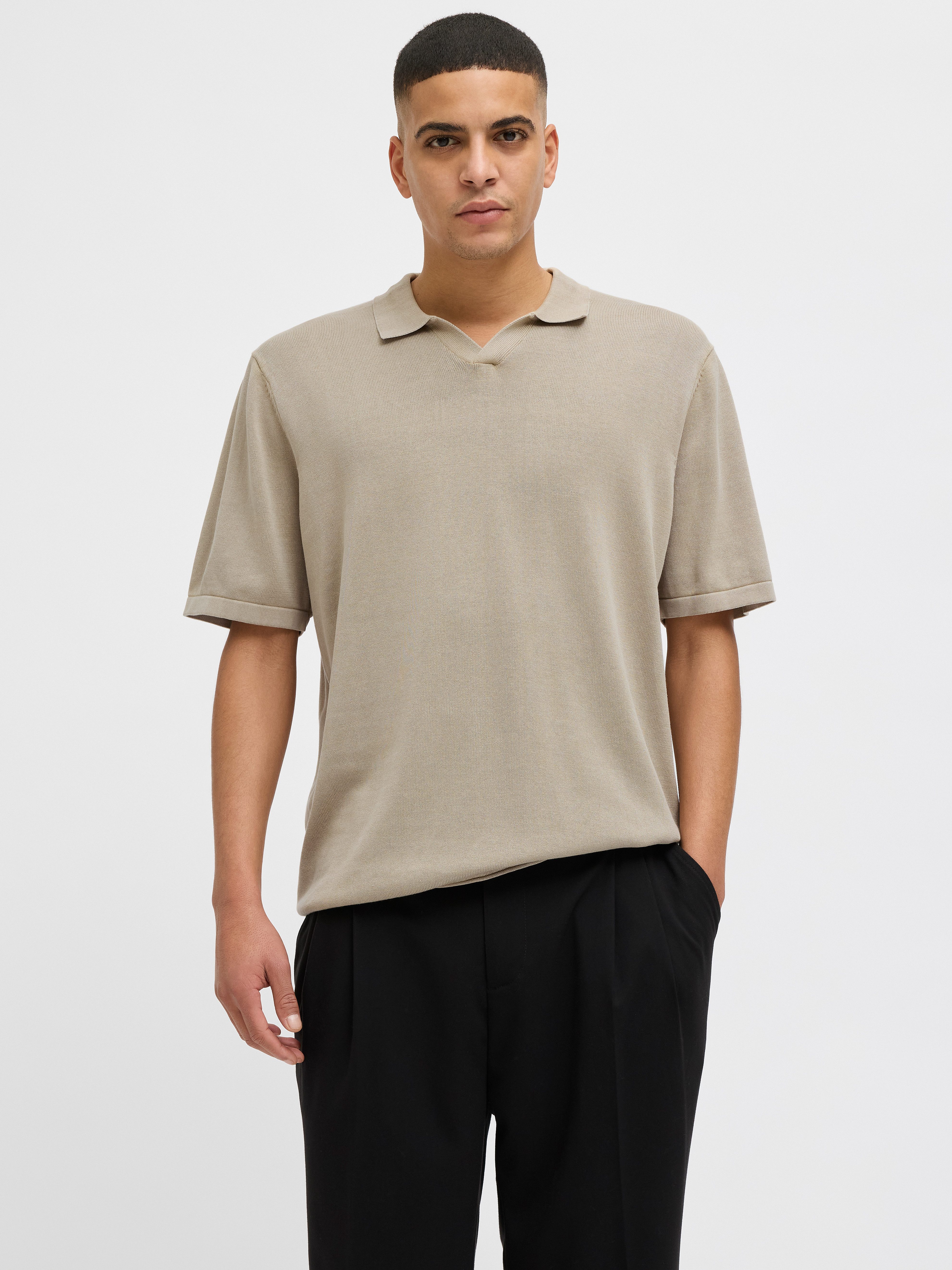 Jack & Jones Kurzarmpullover JJELEO KNIT günstig online kaufen
