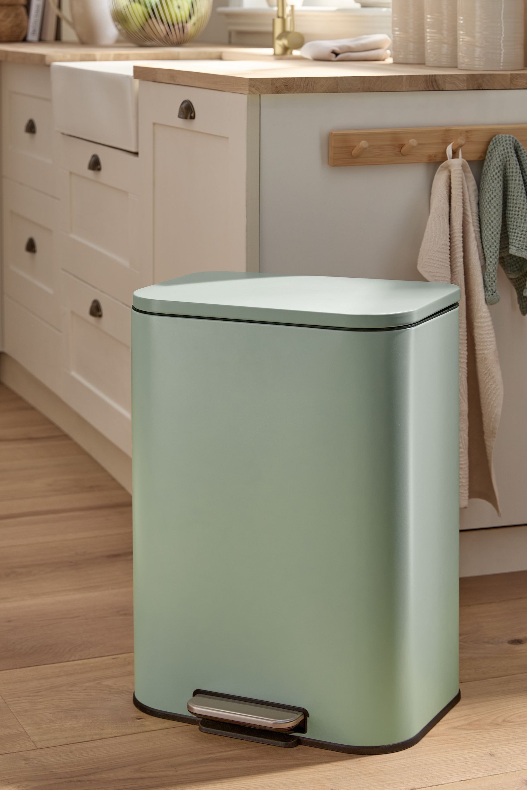 Next Mülleimer Tret-Abfalleimer mit Softclose-Deckel, 50 L