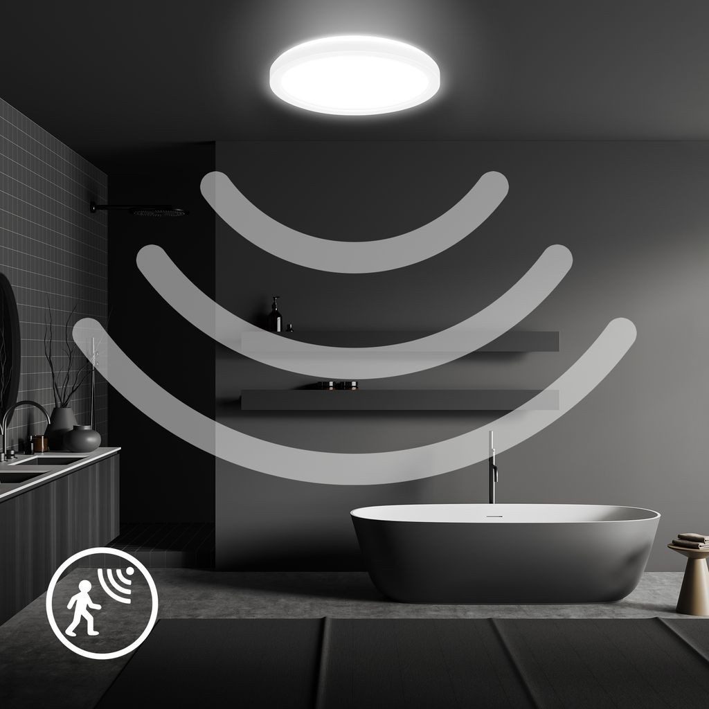 B.K.Licht LED Deckenleuchte LED Panel Bewegungsmelder günstig online kaufen