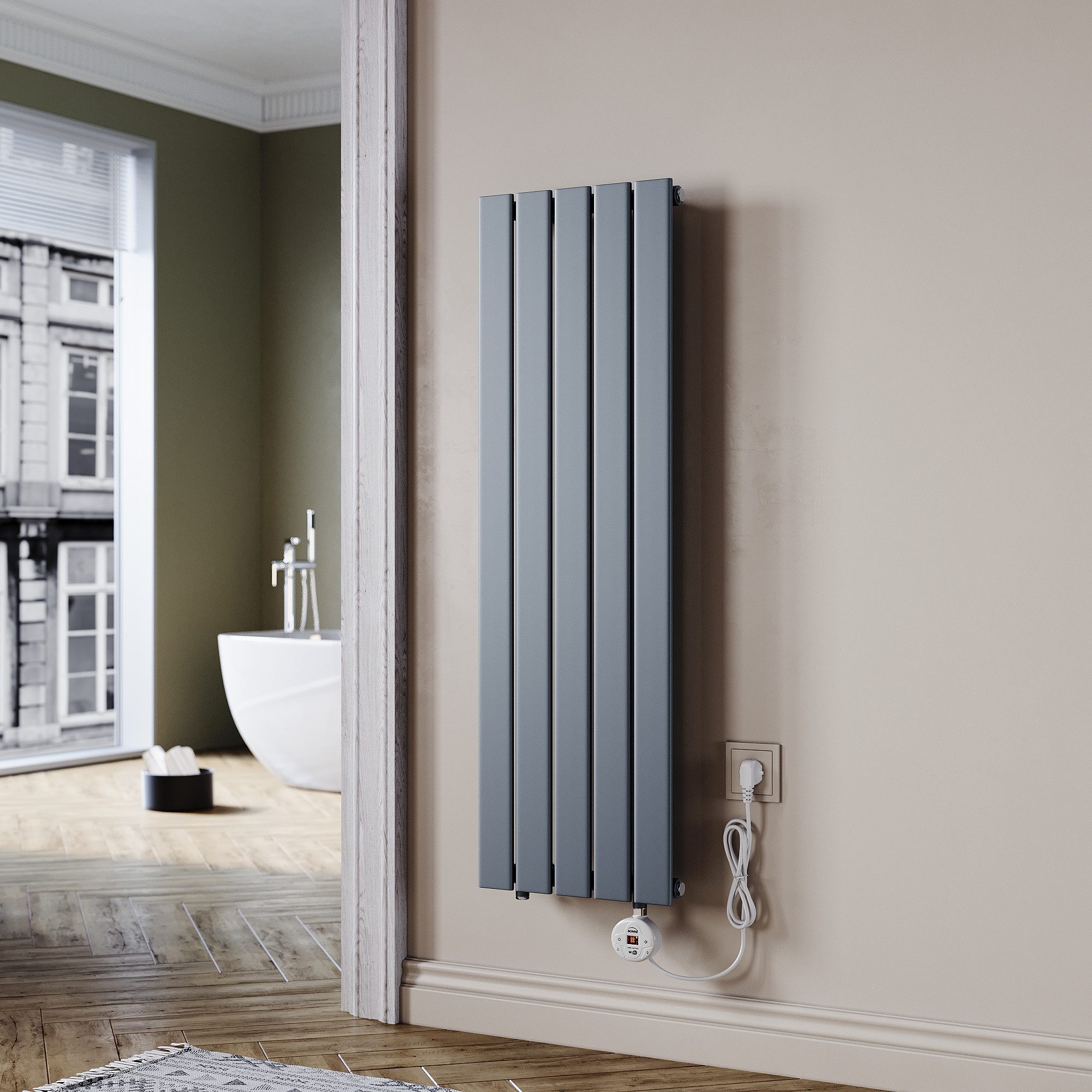 SONNI Elektro-Heizkörper Elektro-Heizkörper mit WiFi-Fernbedienung,Temperat günstig online kaufen