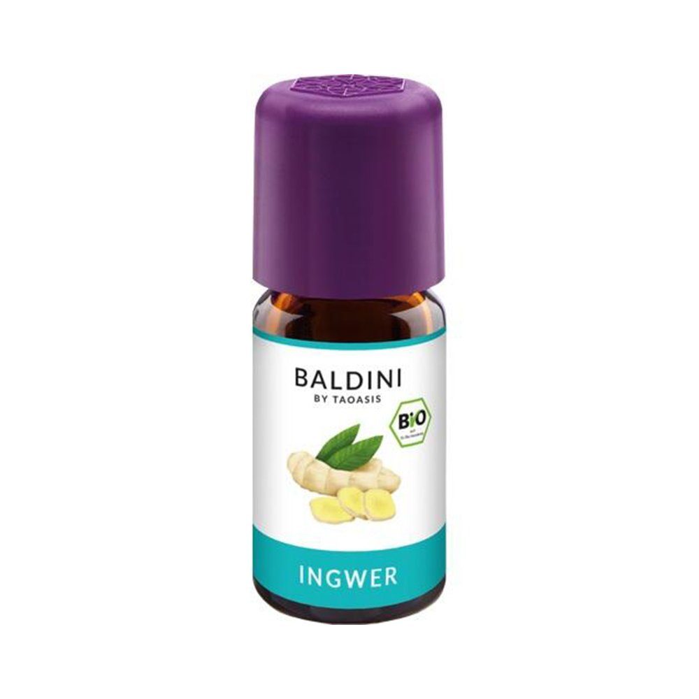 TAOASIS GmbH Natur Duft Manufaktur Körperöl INGWER BIOAROMA Baldini ätherisches Öl, 5 ml