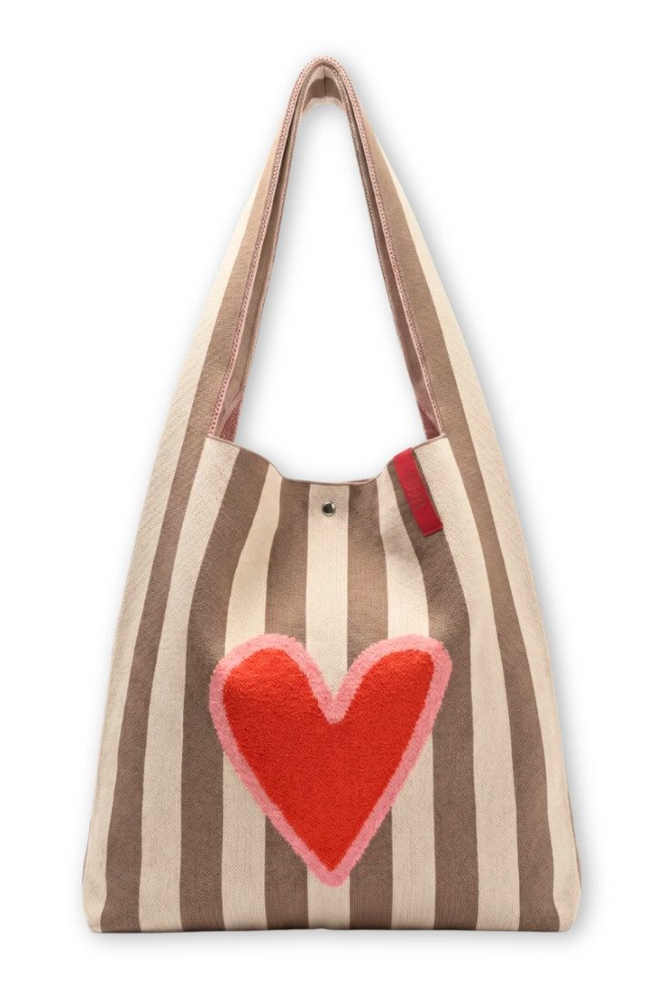 Lot83 Handtasche Shopper - REBEL LOIS - affogato