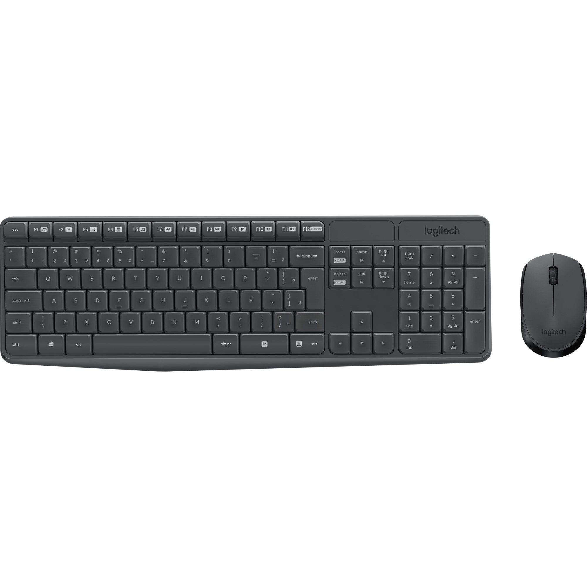 Logitech Logitech Wireless Kombo MK235, Desktop-Set Tastatur- und Maus-Set