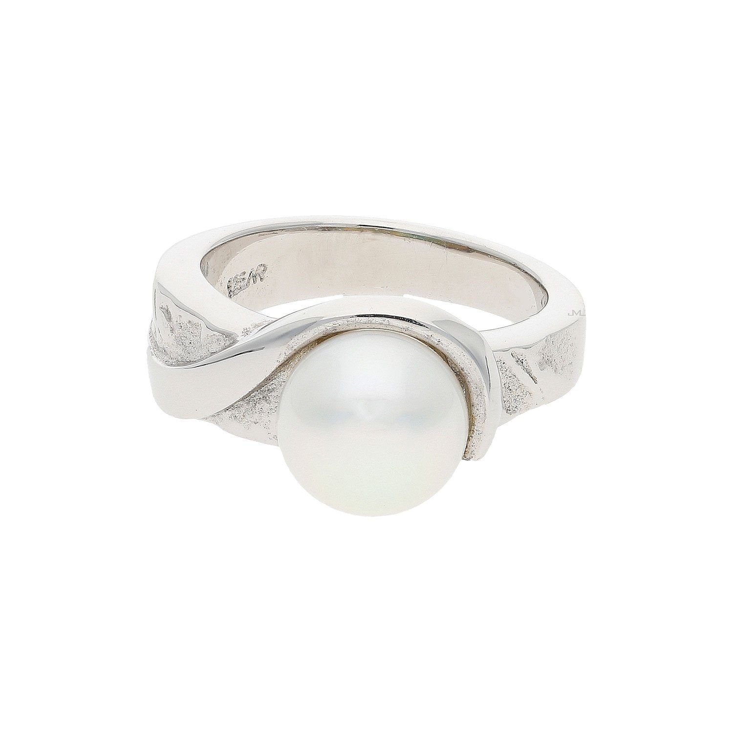 JuwelmaLux Fingerring JuwelmaLux Ring 925/000 Sterling Silber mit Süßwasser-Zuchtperle JL20- (kein Set, 1-tlg)