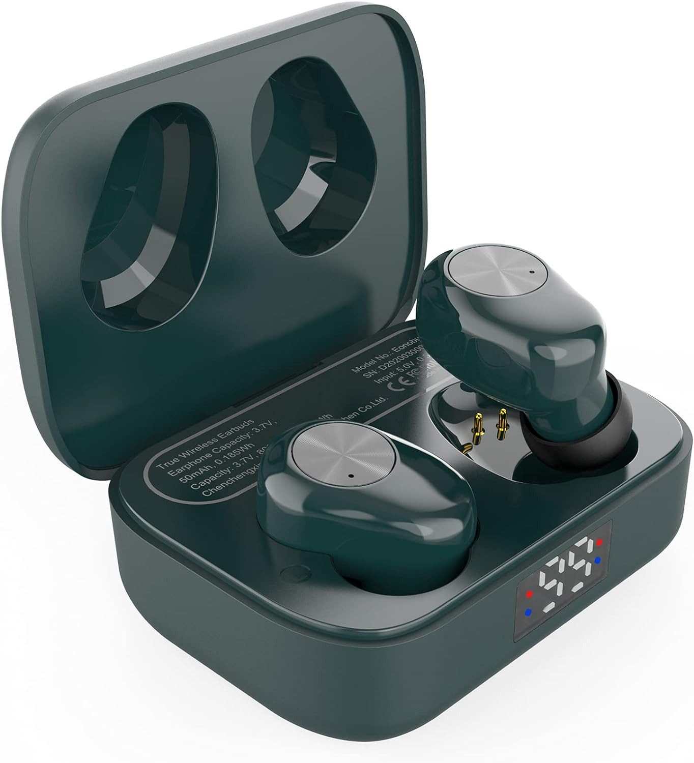 Eono Kabellos Bluetooth Sport Ohrhörer für Arbeit, Home Office Навушники-вкладиші (Stereo-Qualität für eine herausragende Sounderfahrung., mit klarem Klang, IPX7 wasserfest, USB-C-Ladung)