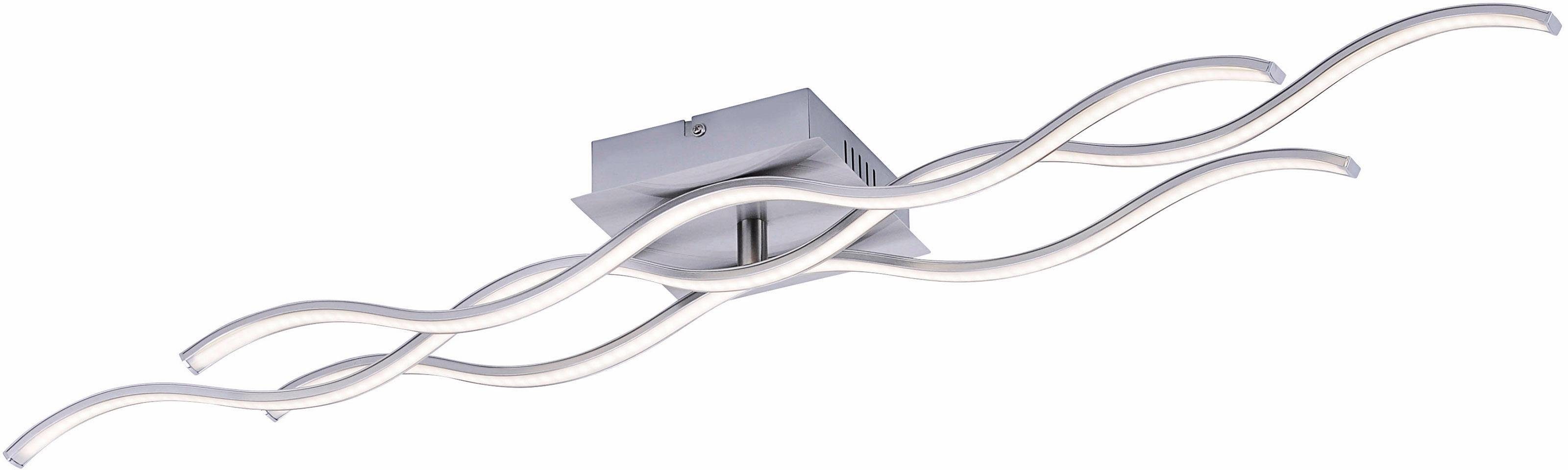 JUST LIGHT Deckenleuchte WELLA, LED fest integriert, Warmweiß, inklusive fe günstig online kaufen