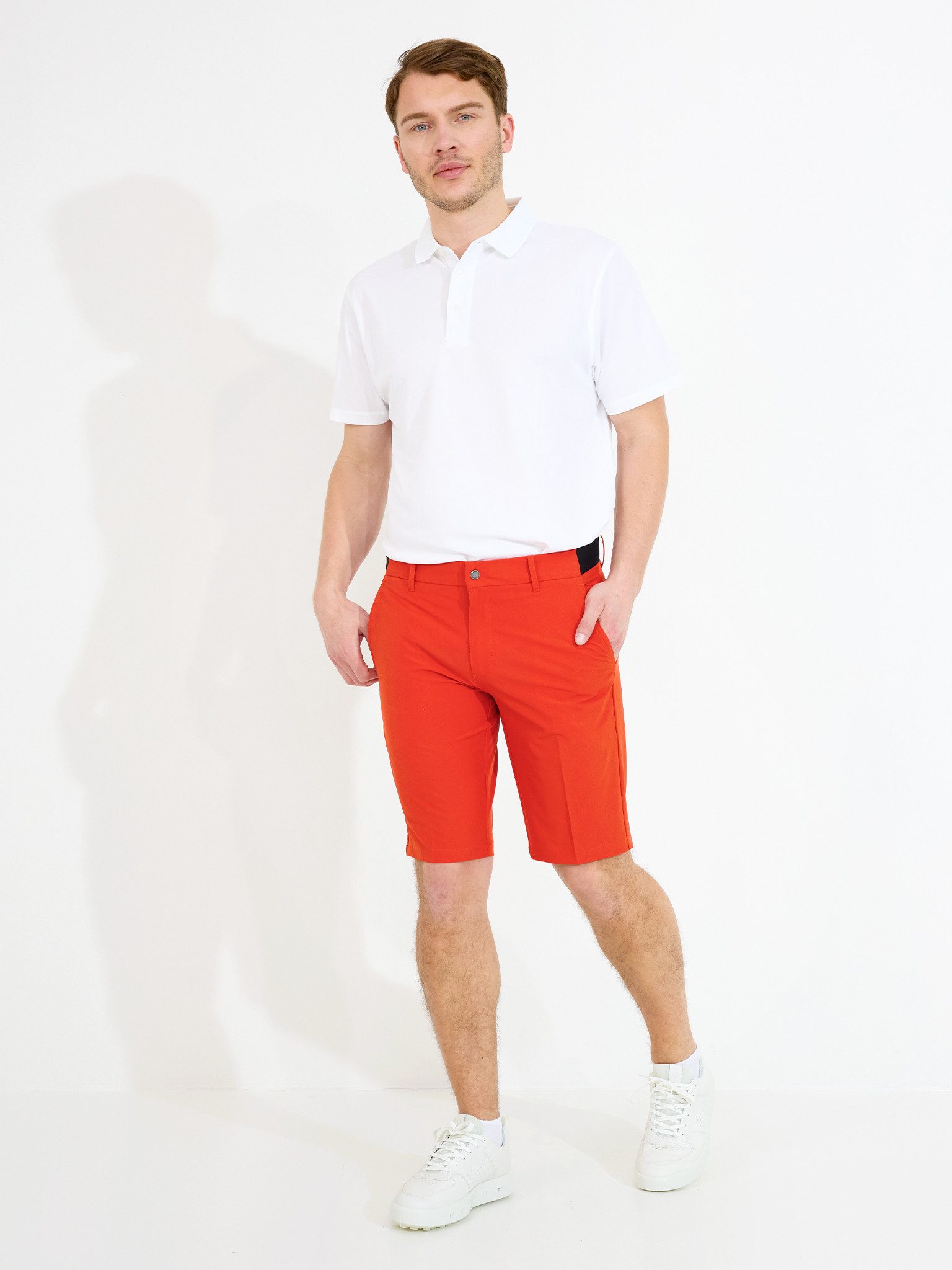 Abacus Sportswear Golfshorts Abacus Golf Shorts Rockliffe Regular-Länge Orange Herren