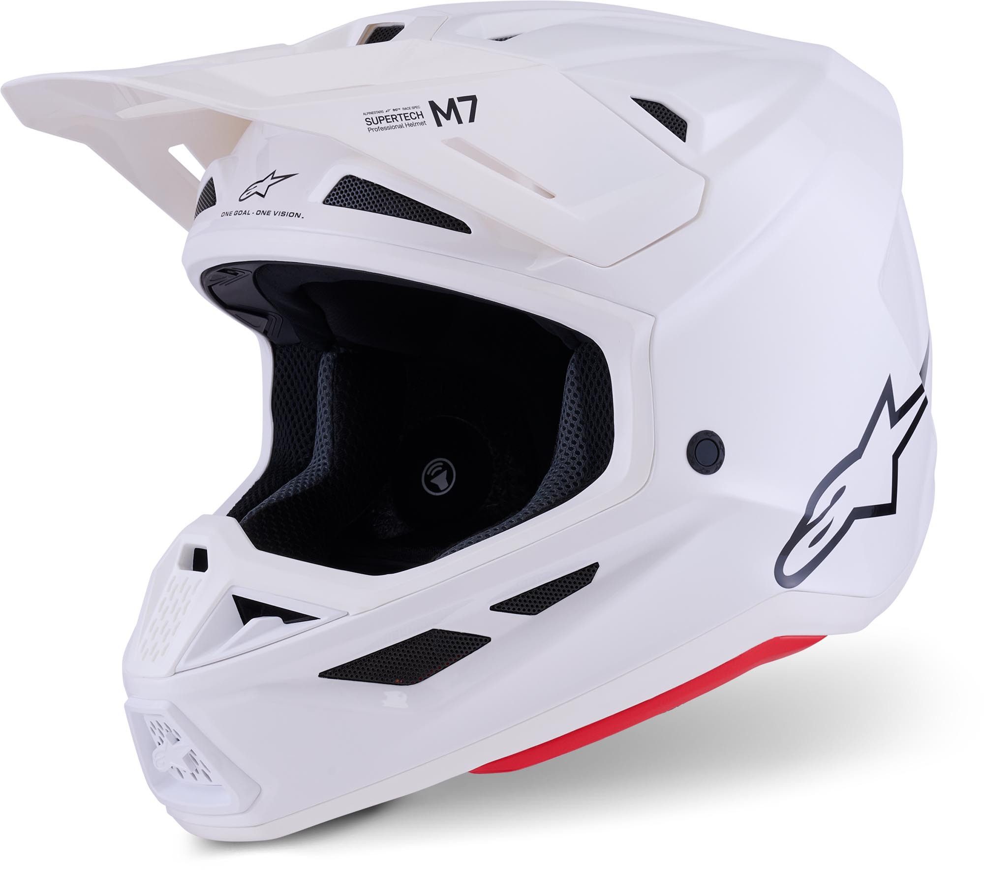 Alpinestars Motocrosshelm S-M7 Motocross Helm, vorbereitet für Kommunikationssystem