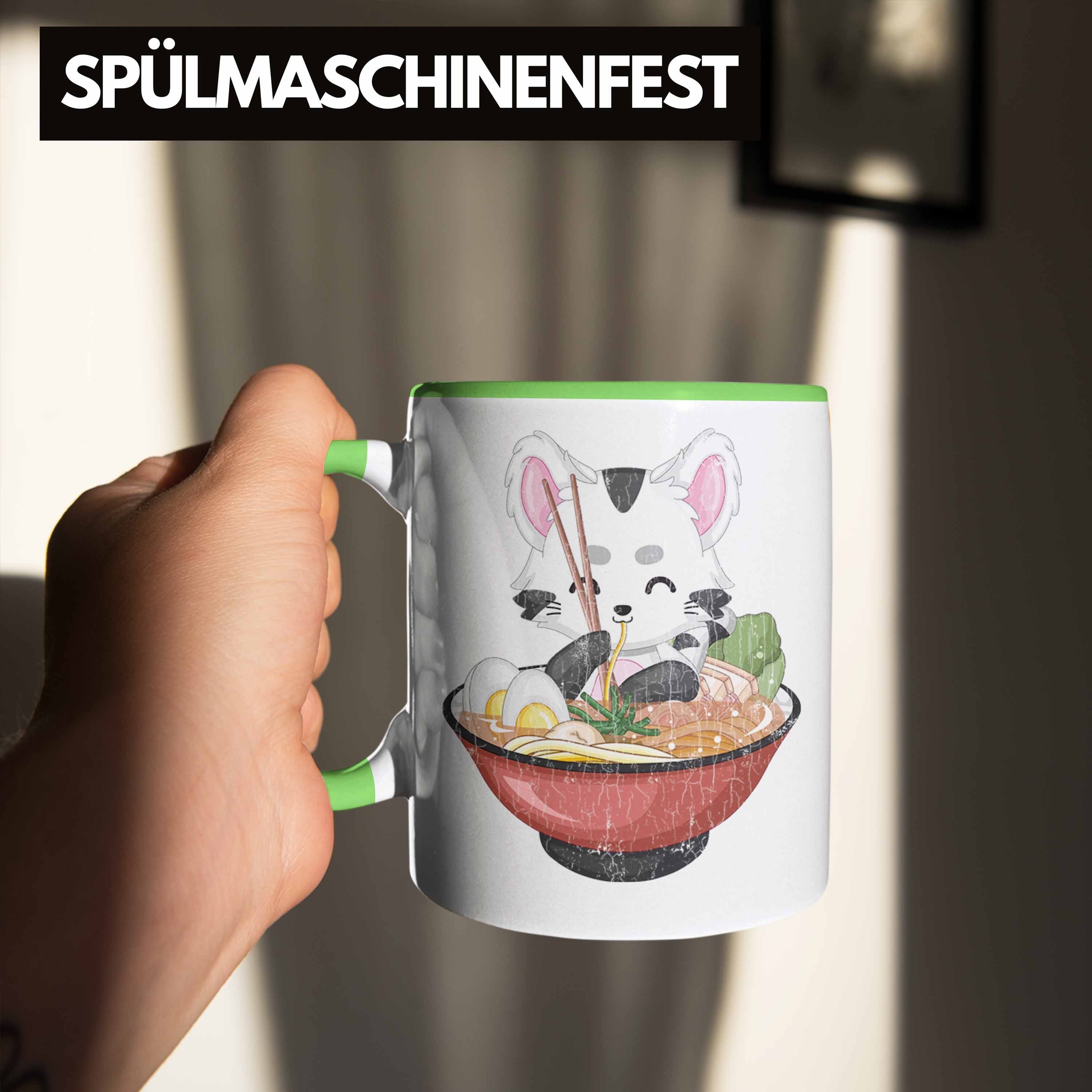 Tasse Spruch - Tasse Grün Geschenk Deko Anime Trendation Anme Fan Geschenke Kaffeetasse Trendation