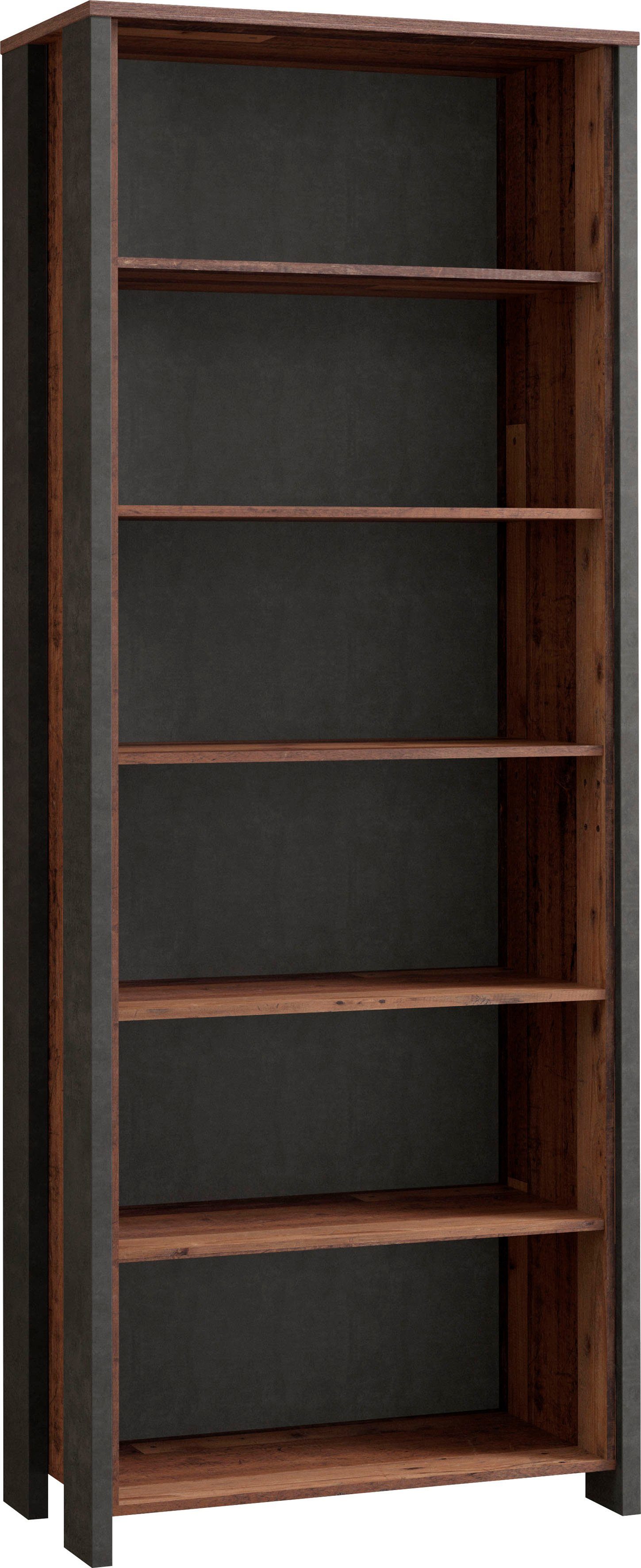 FORTE Aktenregal Clif, Bücherregal im Industriestil, Höhe 220,7 cm günstig online kaufen