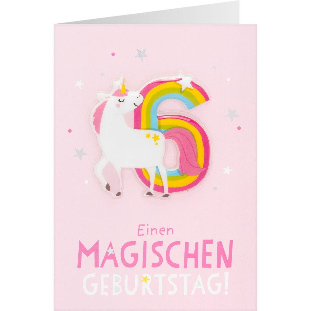 Sheepworld Geburtstagskarten Geburtstagskarte - Einen magischen Geburtstag - 6 Jahre
