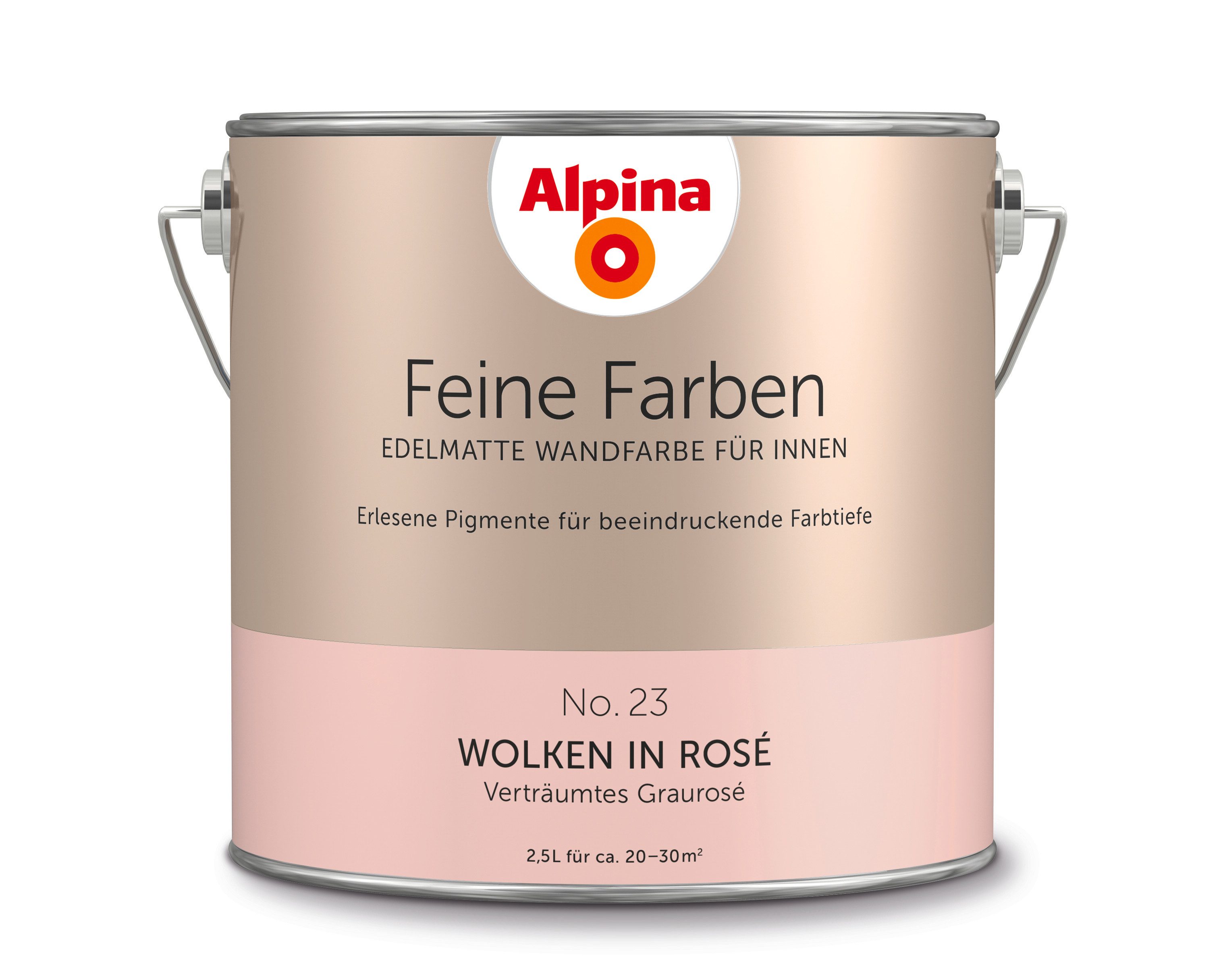 Alpina Wandfarbe Feine Farben edelmatt 2,5 Liter