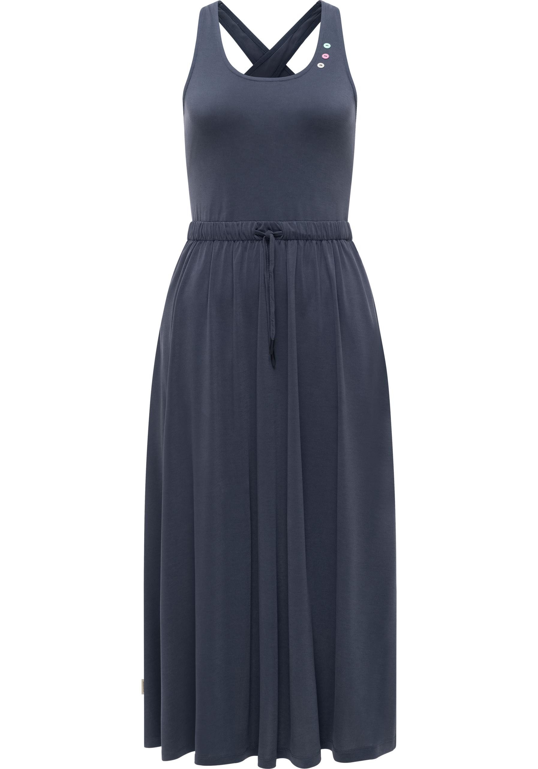 Ragwear Shirtkleid Mauglia YOUMODO Sommerkleid mit Trägern und Taillenzugband