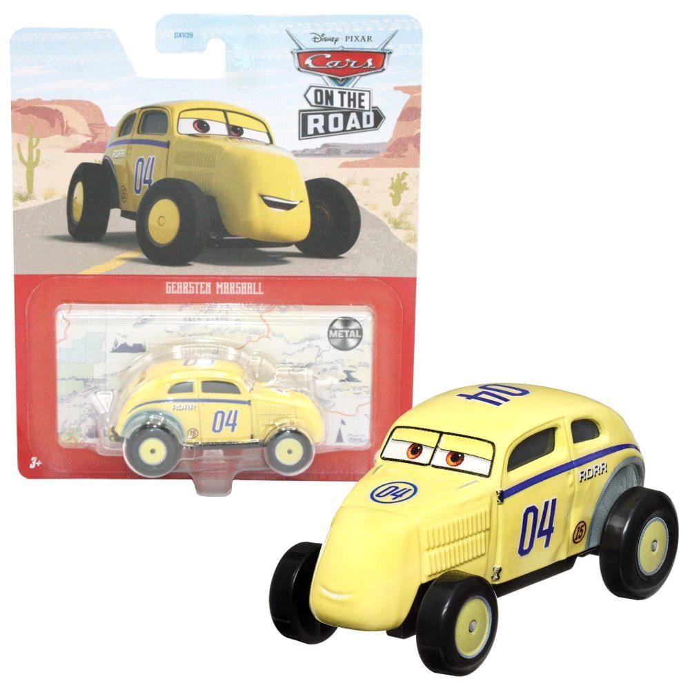 Disney Cars Spielzeug-Rennwagen Fahrzeuge Racing Style Disney Cars Die Cast 1:55 Auto Mattel Gearsten Marshall
