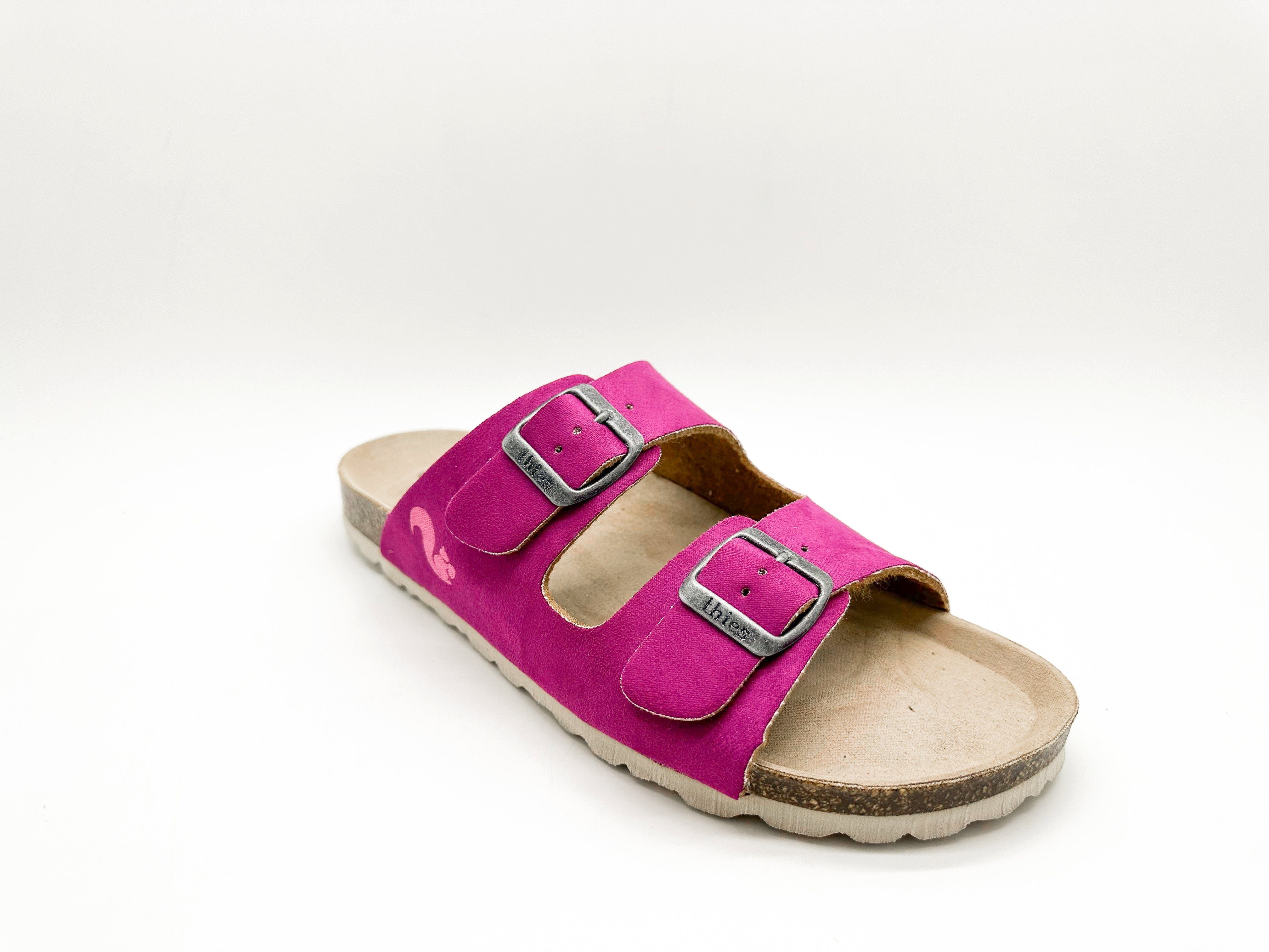 Eco Sandale 1856 Fuchsia Sandal Rec Vegan Bio ® thies